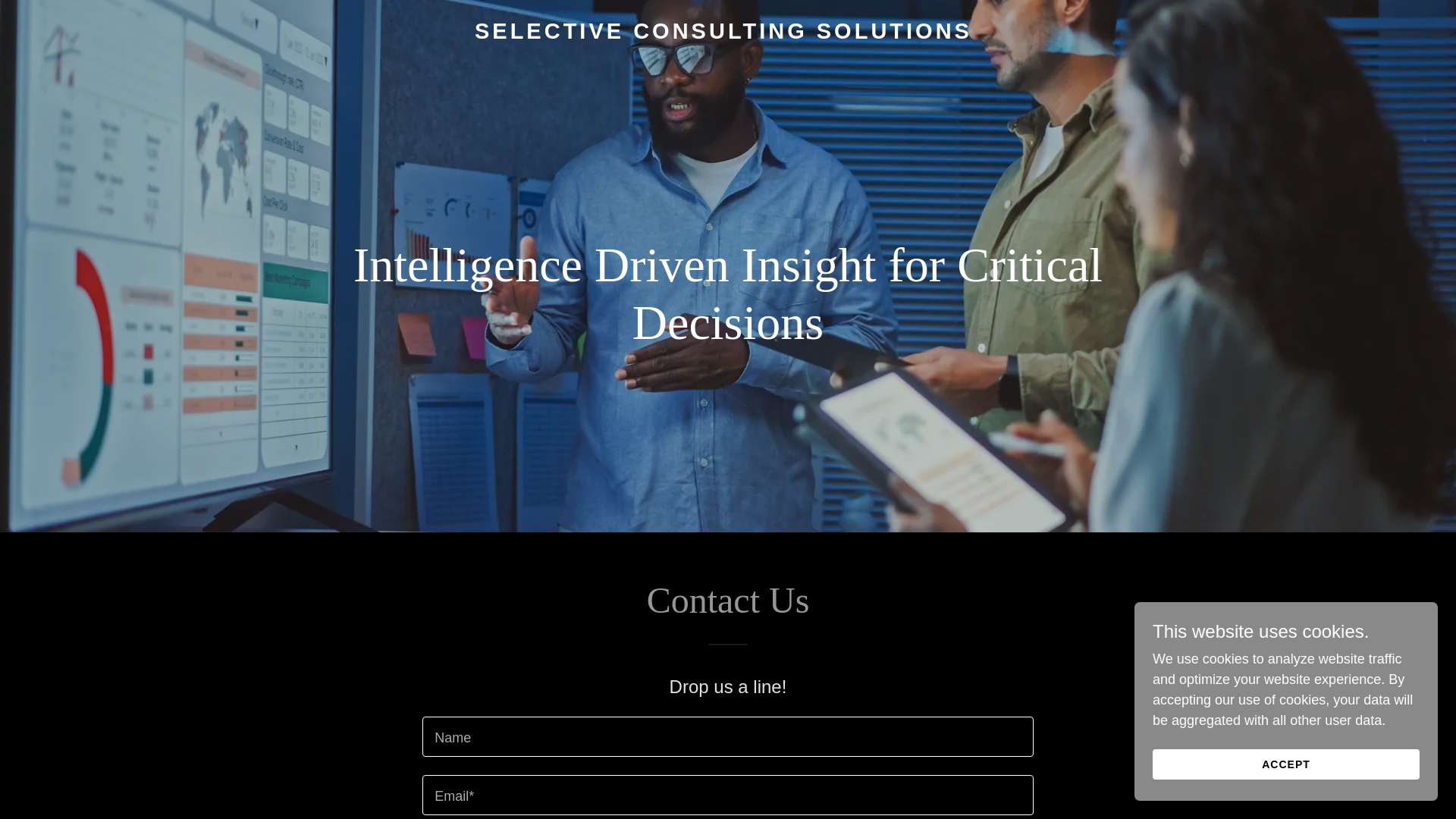 website screenshot of https://selectiveconsult.com