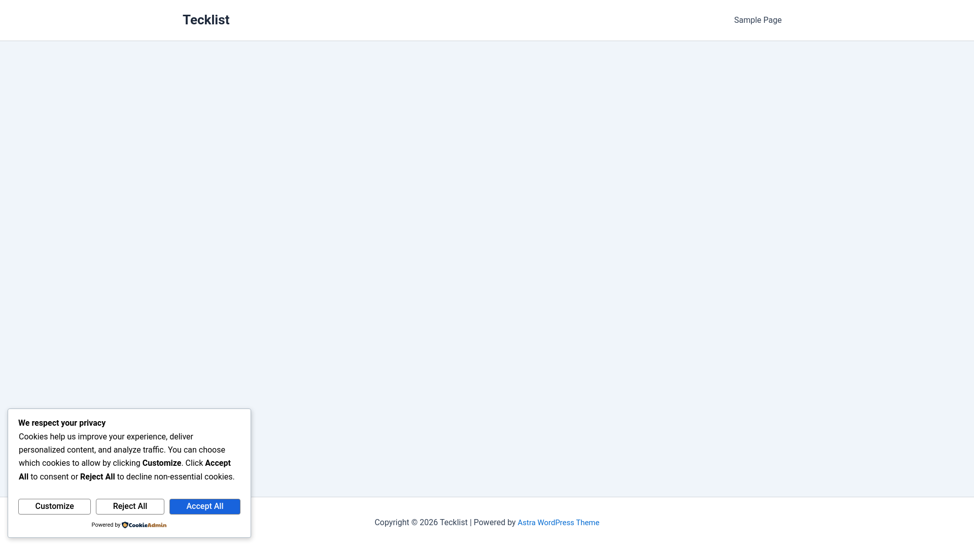 website screenshot of https://tecklift.co.za
