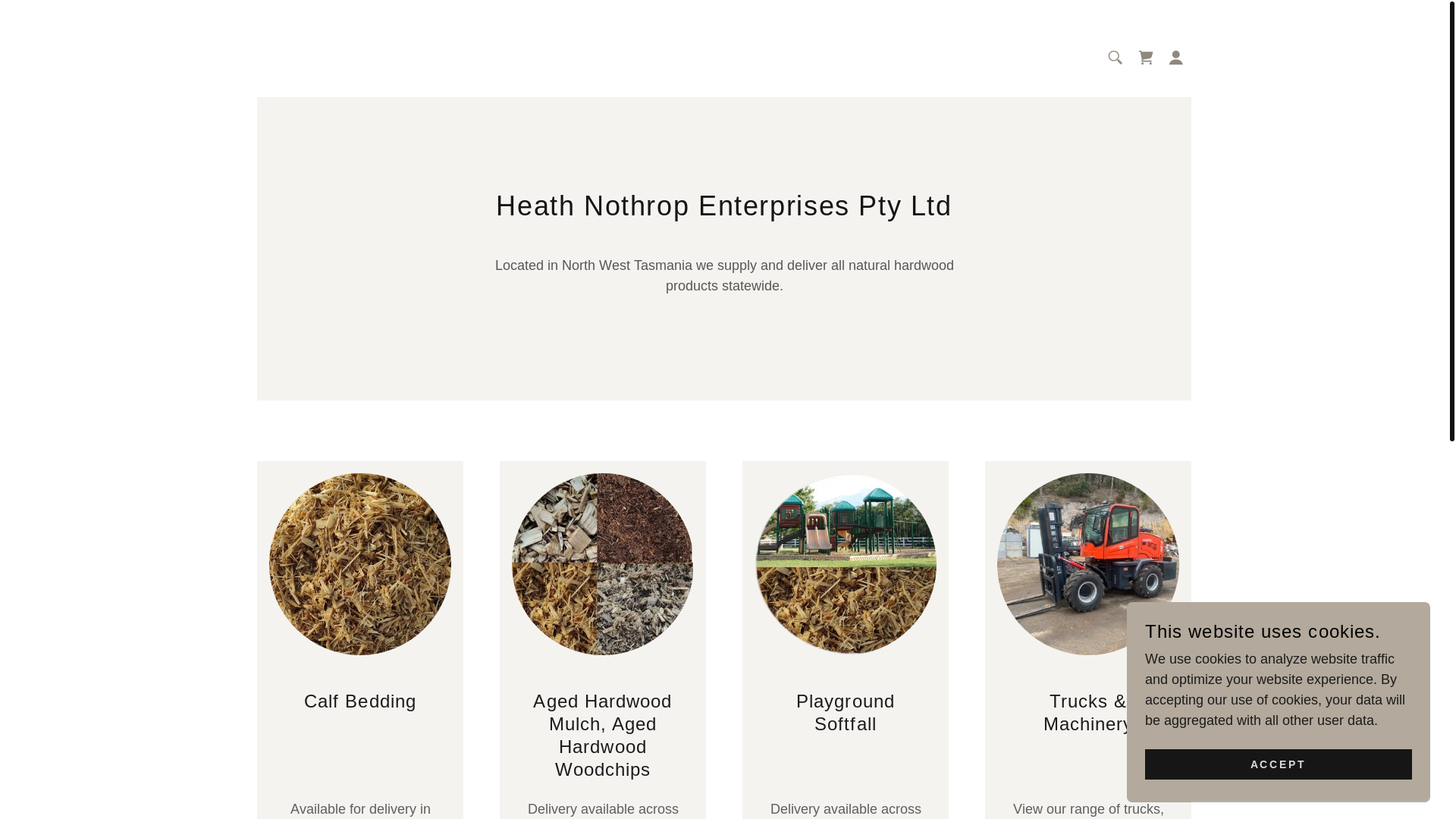 website screenshot of https://heathnothrop.com.au/