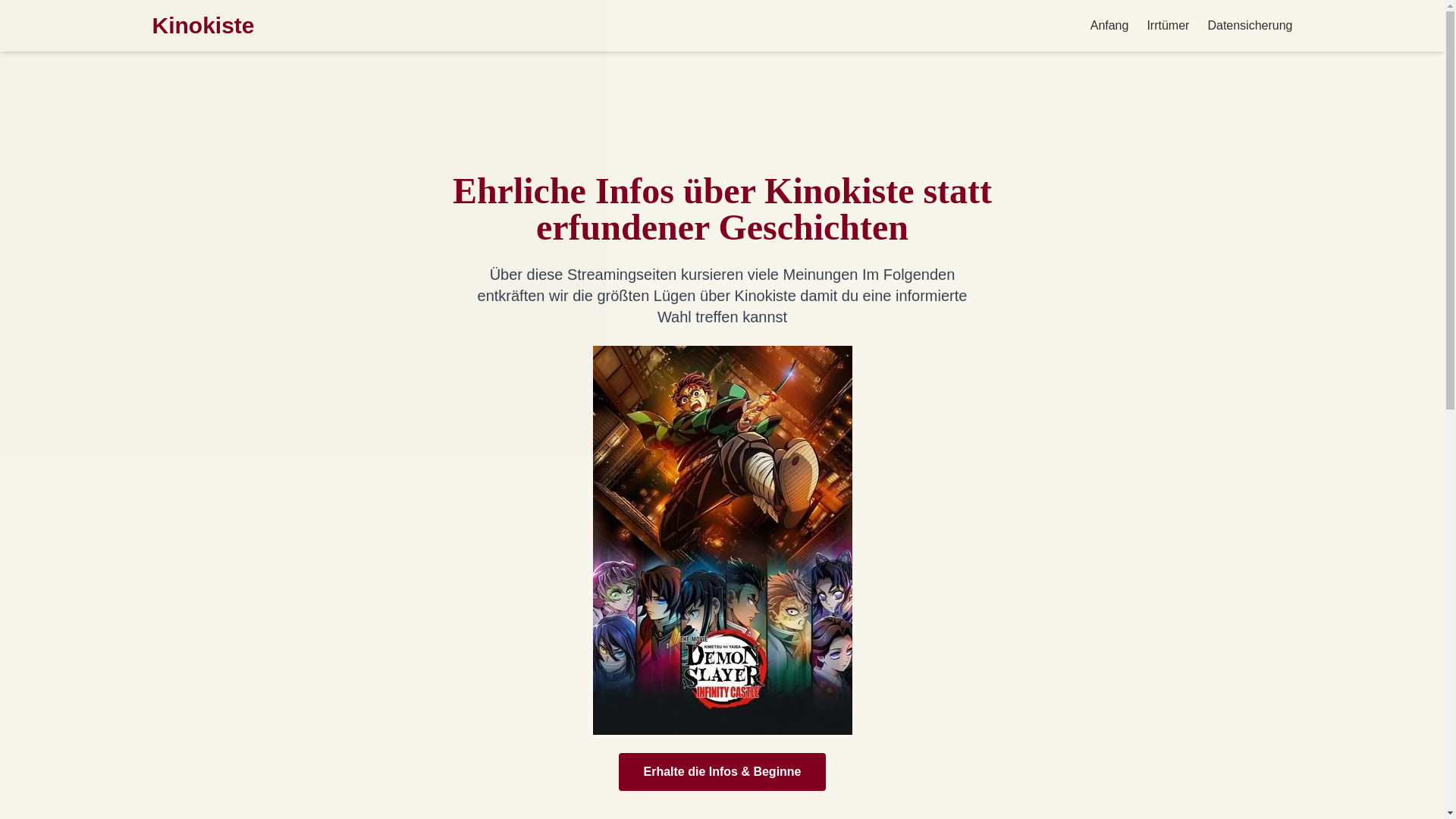 website screenshot of https://kinokiste-7oyo.pages.dev/