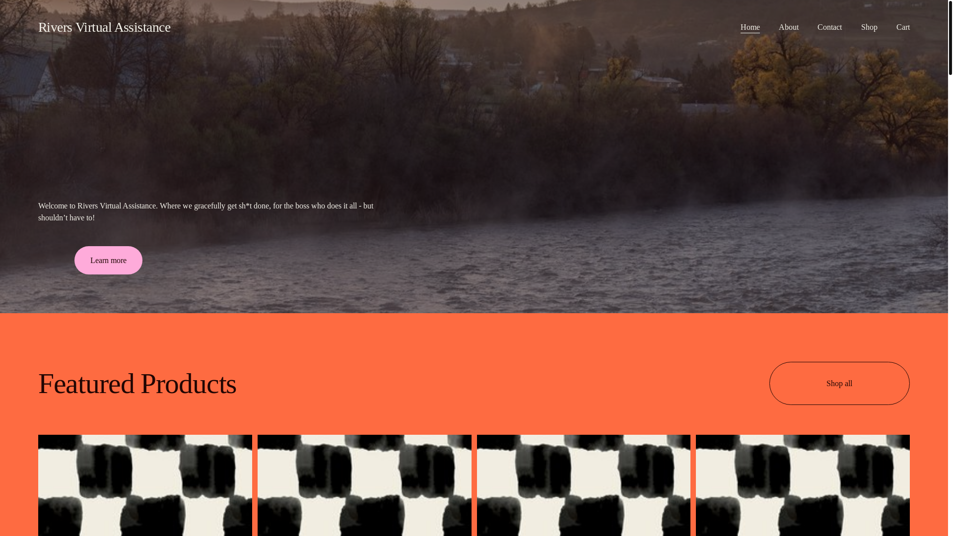 website screenshot of https://riversvirtualassistance.org/