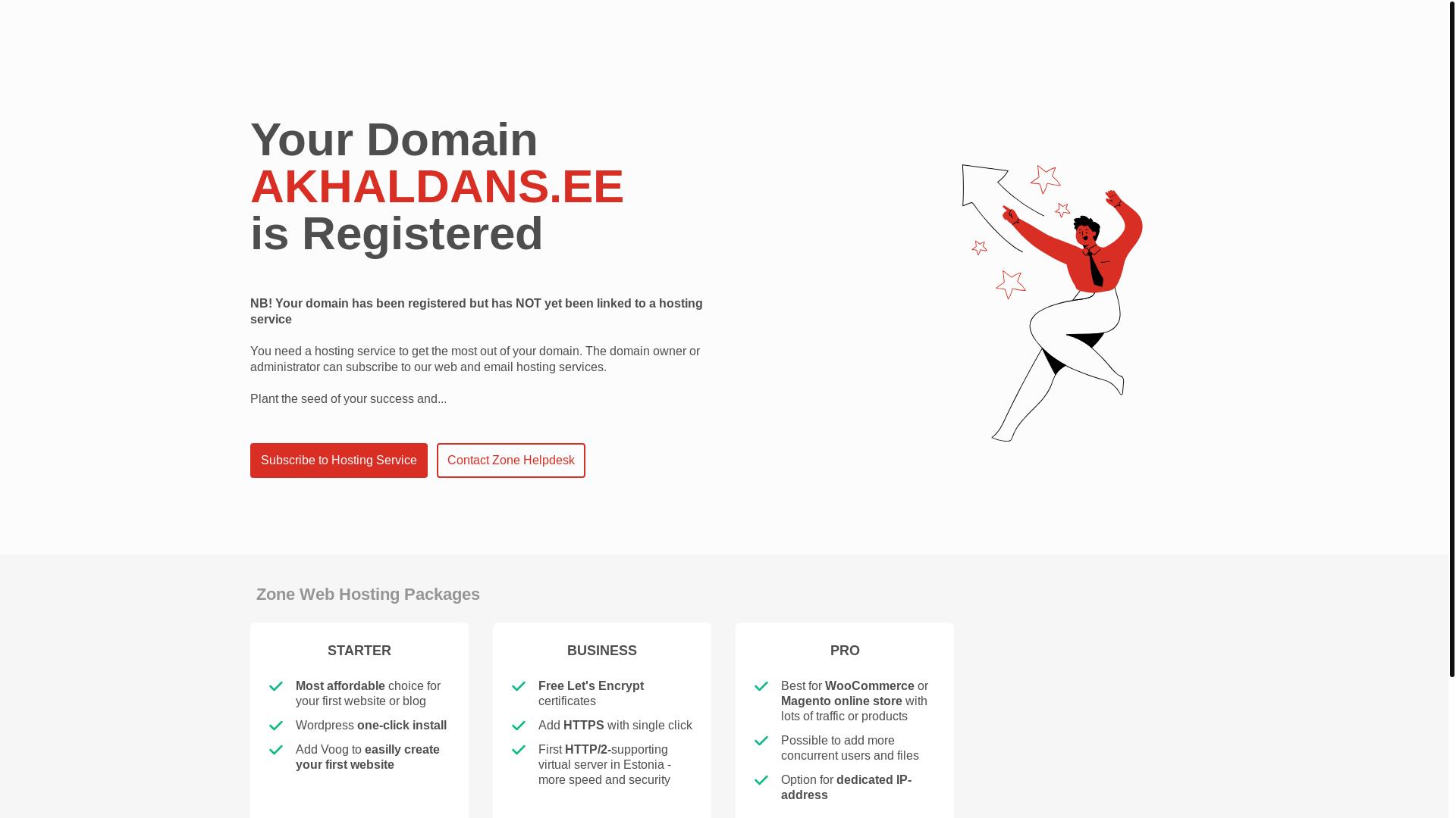website screenshot of https://akhaldans.ee/