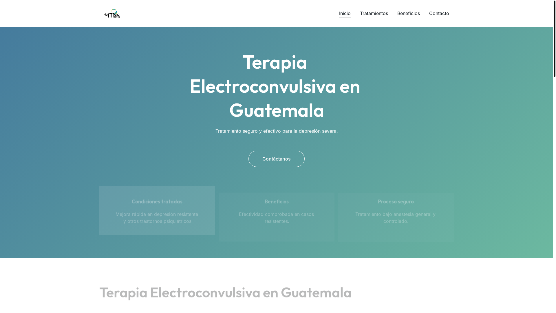 website screenshot of https://xn--terapiaparadepresinresistente-d3c.com/