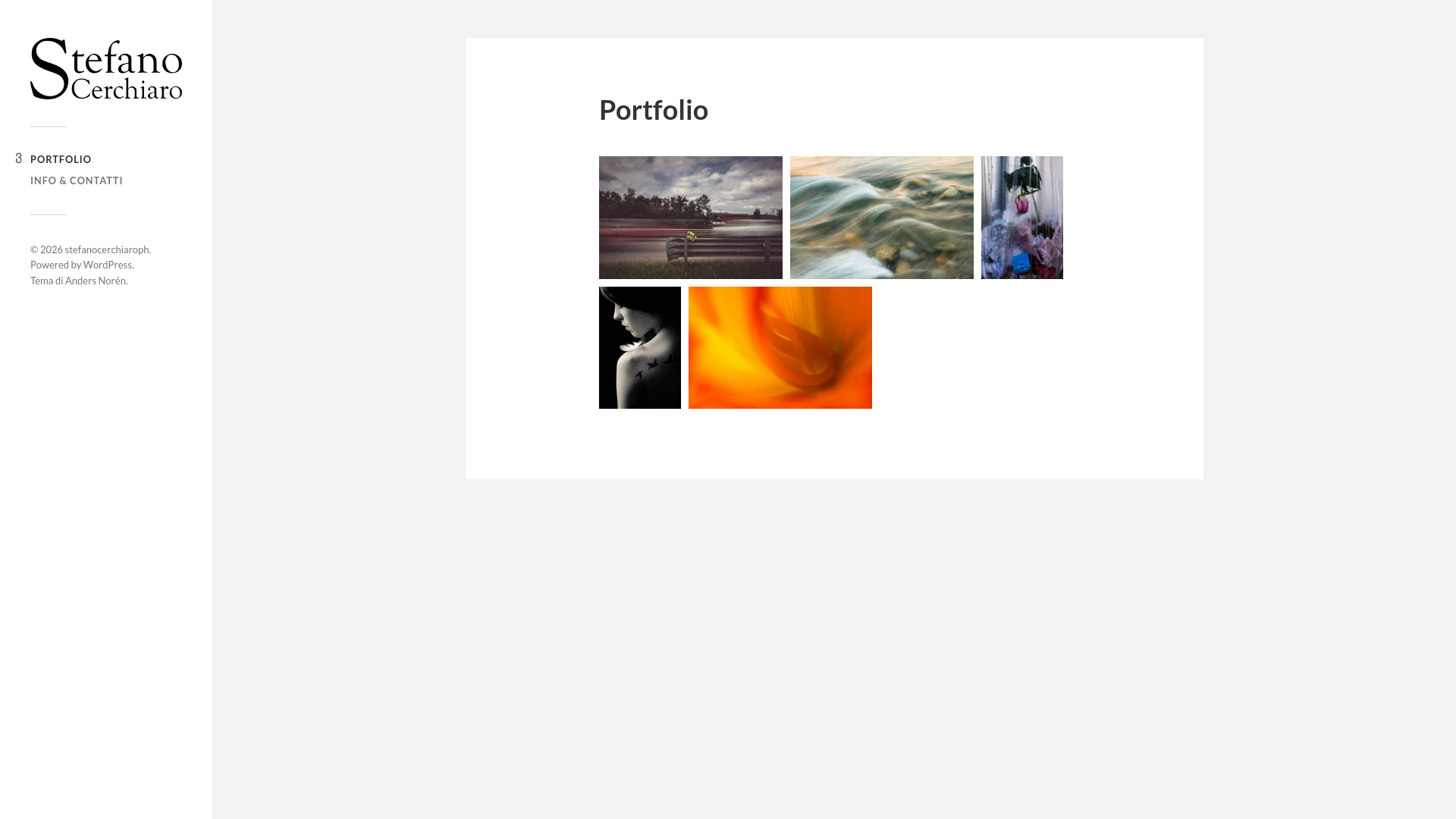 website screenshot of https://stefanocerchiaroph.com