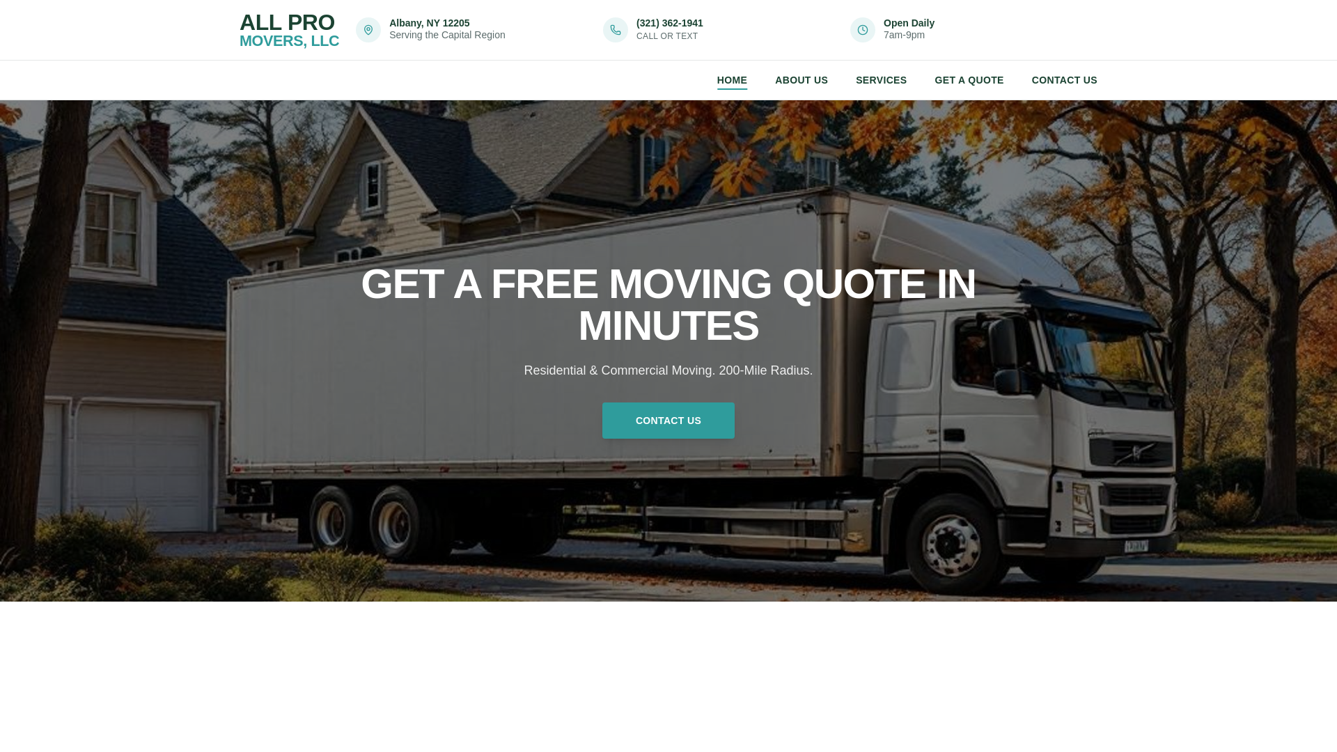 website screenshot of https://demositecfs.tech/