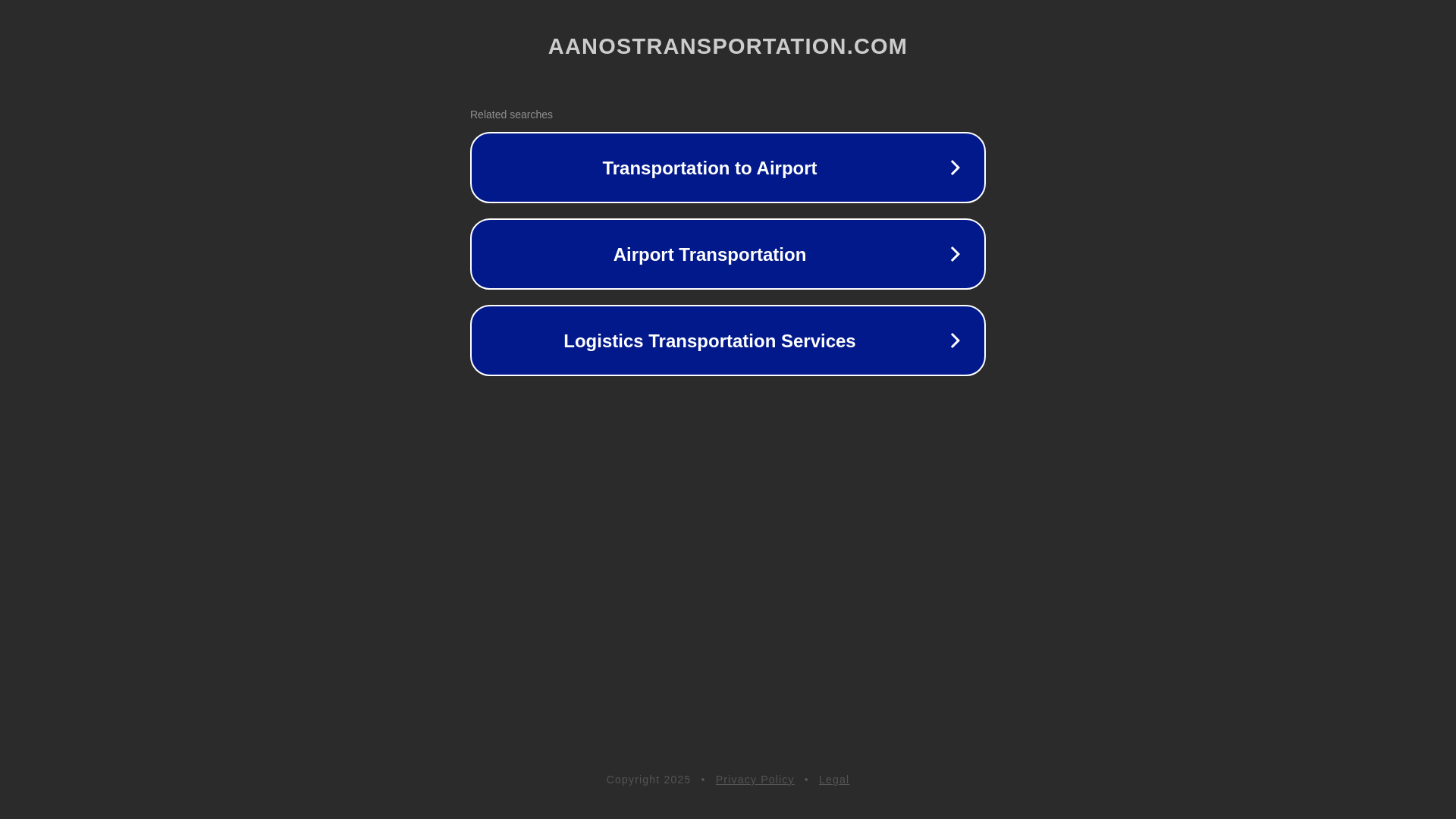 website screenshot of https://aanostransportation.com/