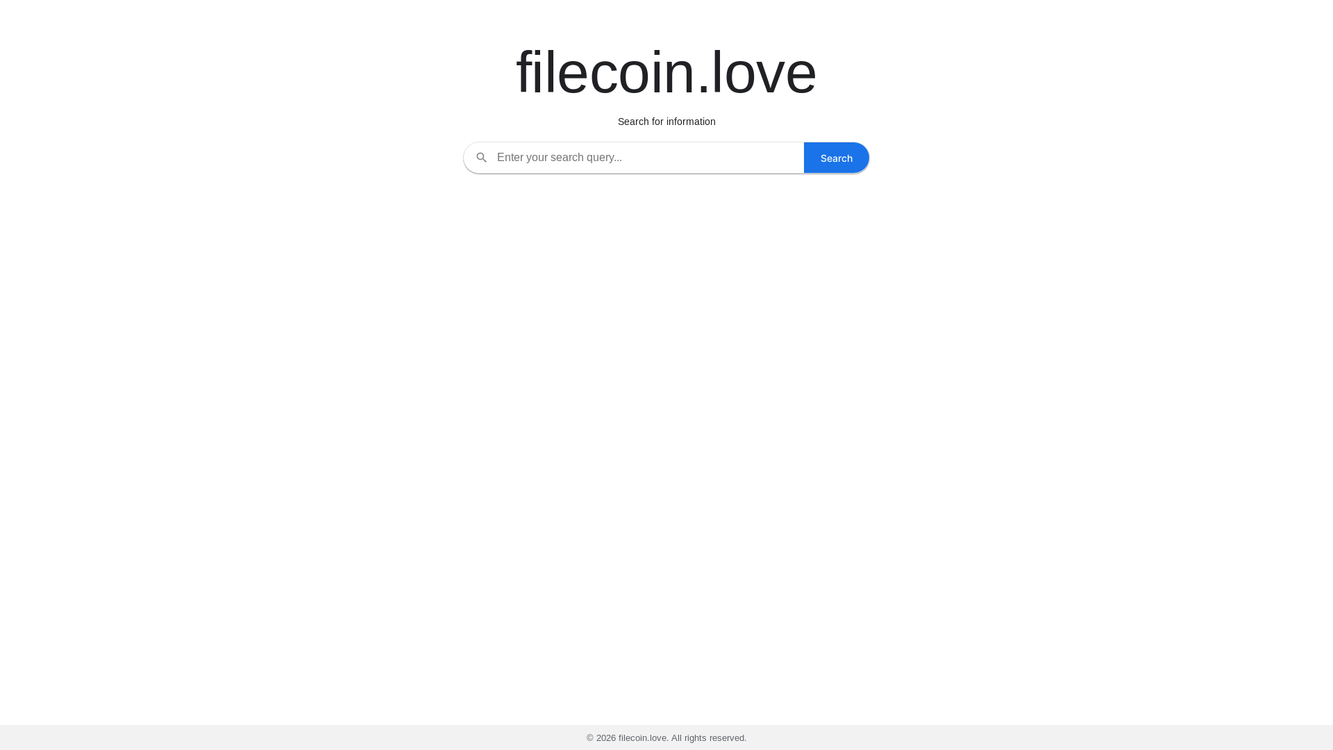 website screenshot of https://filecoin.love/