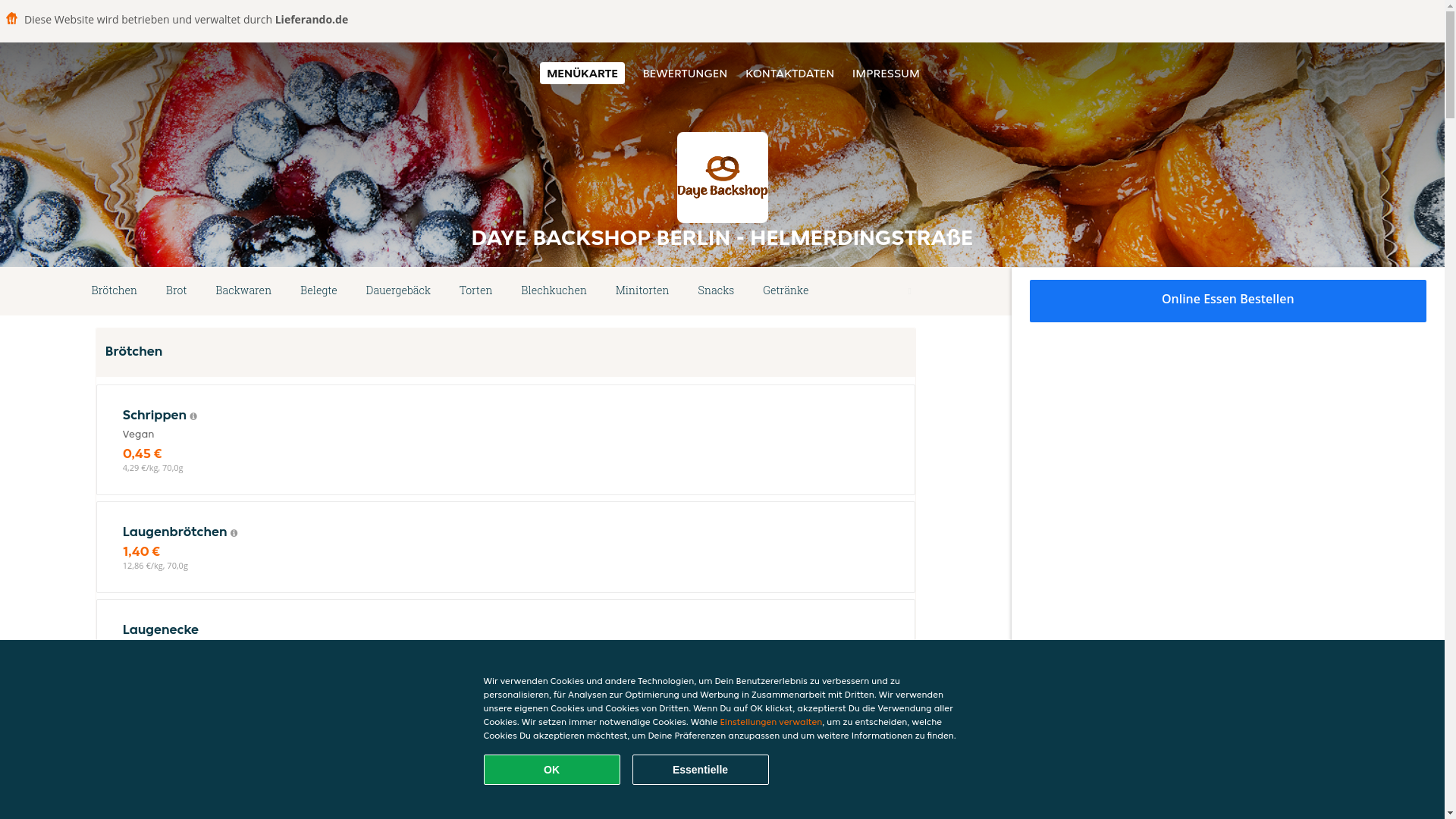 website screenshot of https://dayebackshop-berlin.de/