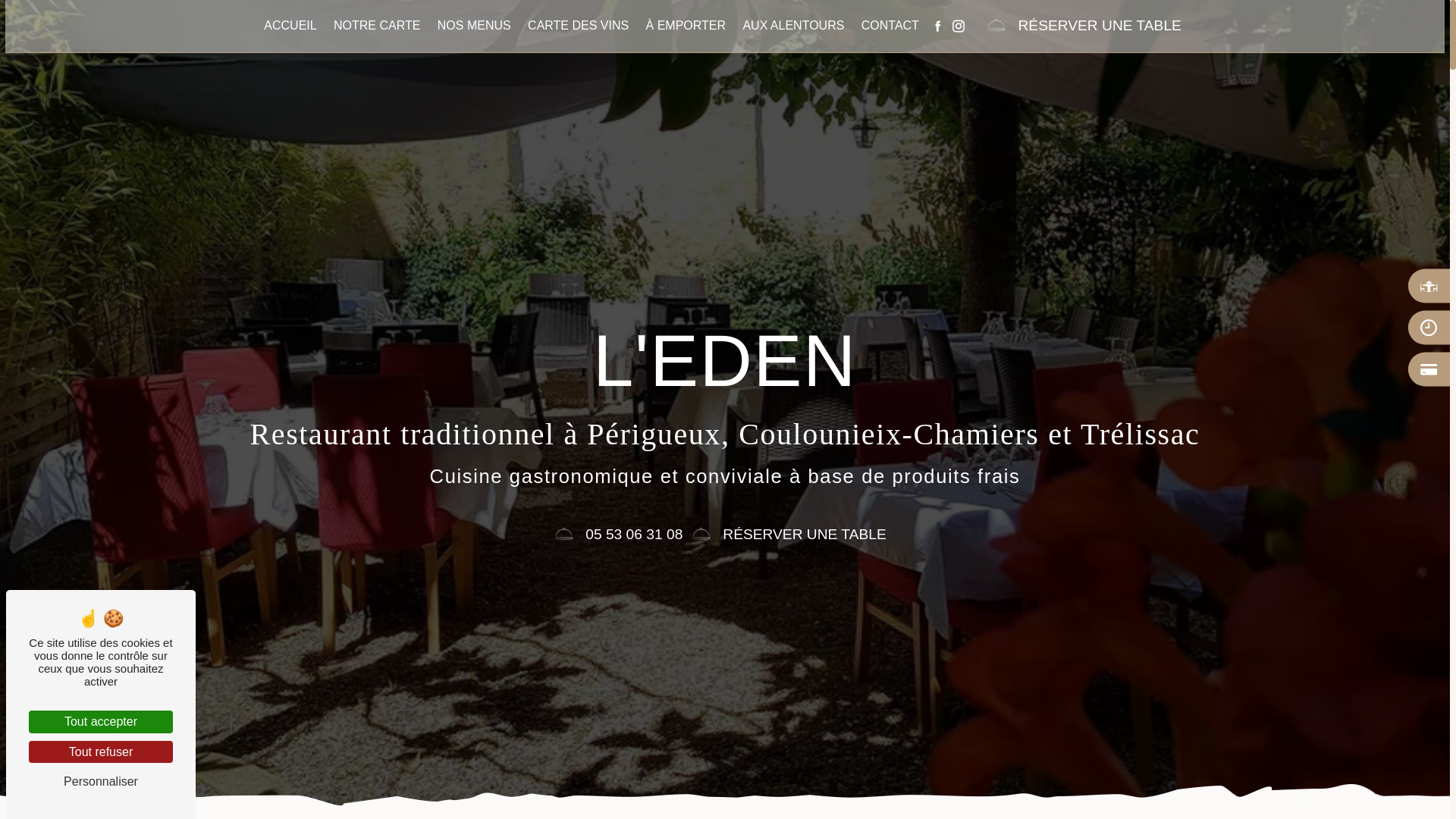 website screenshot of https://restaurant-eden-perigueux-24.fr/