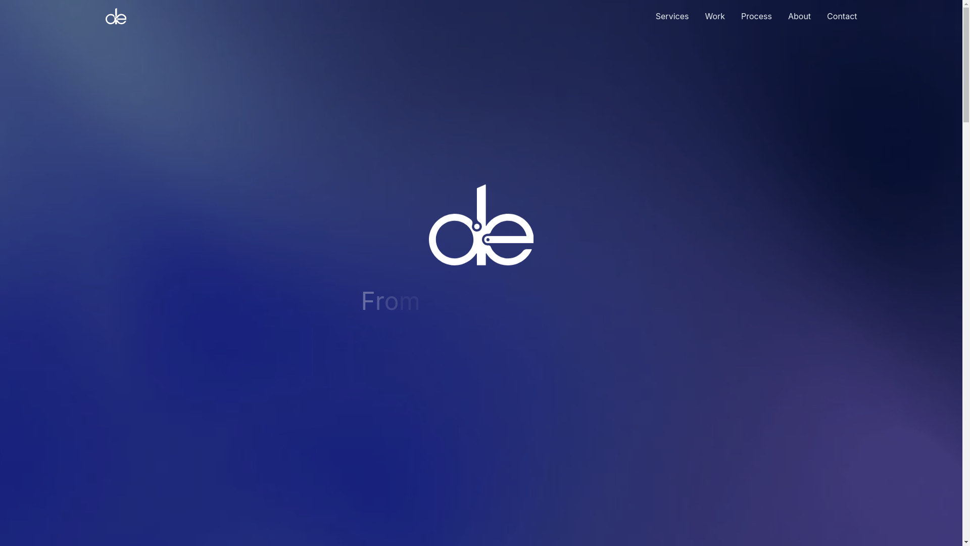 website screenshot of https://domelements.studio/
