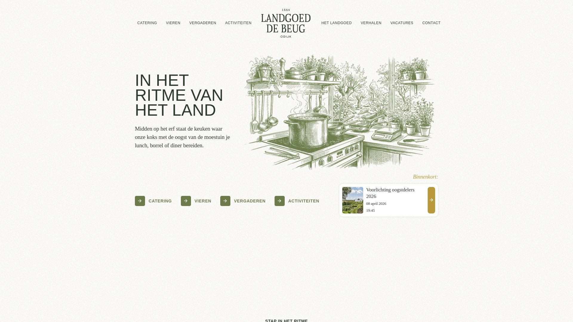 website screenshot of https://www.debeug.nl