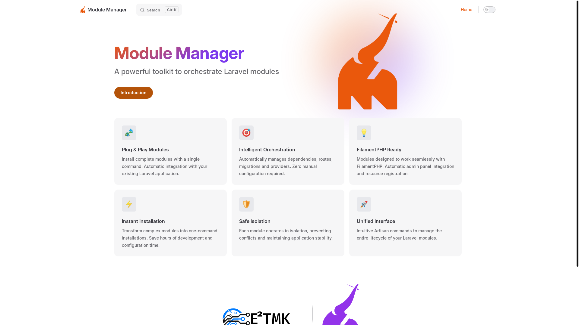 website screenshot of https://module-manager.pages.dev/