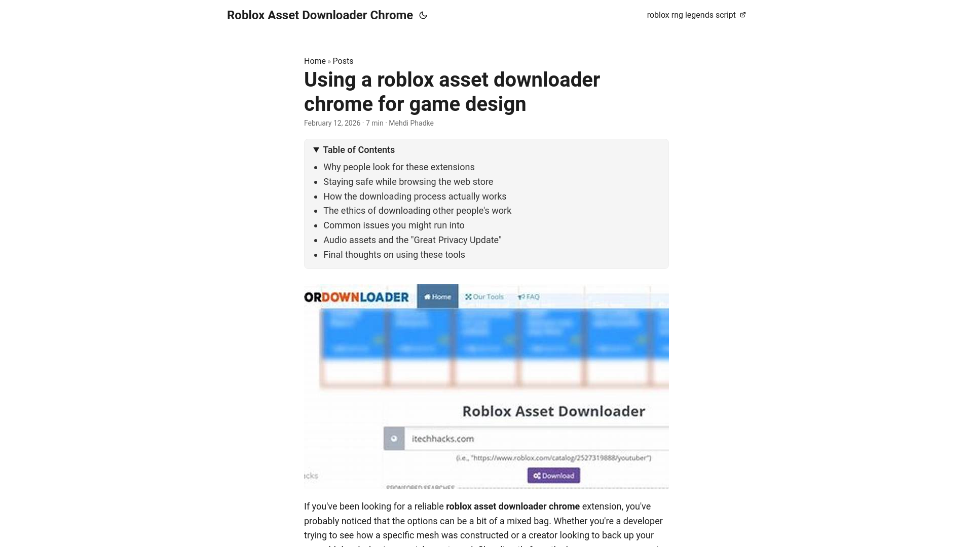 website screenshot of https://roblox-asset-downloader-chrome.pages.dev/