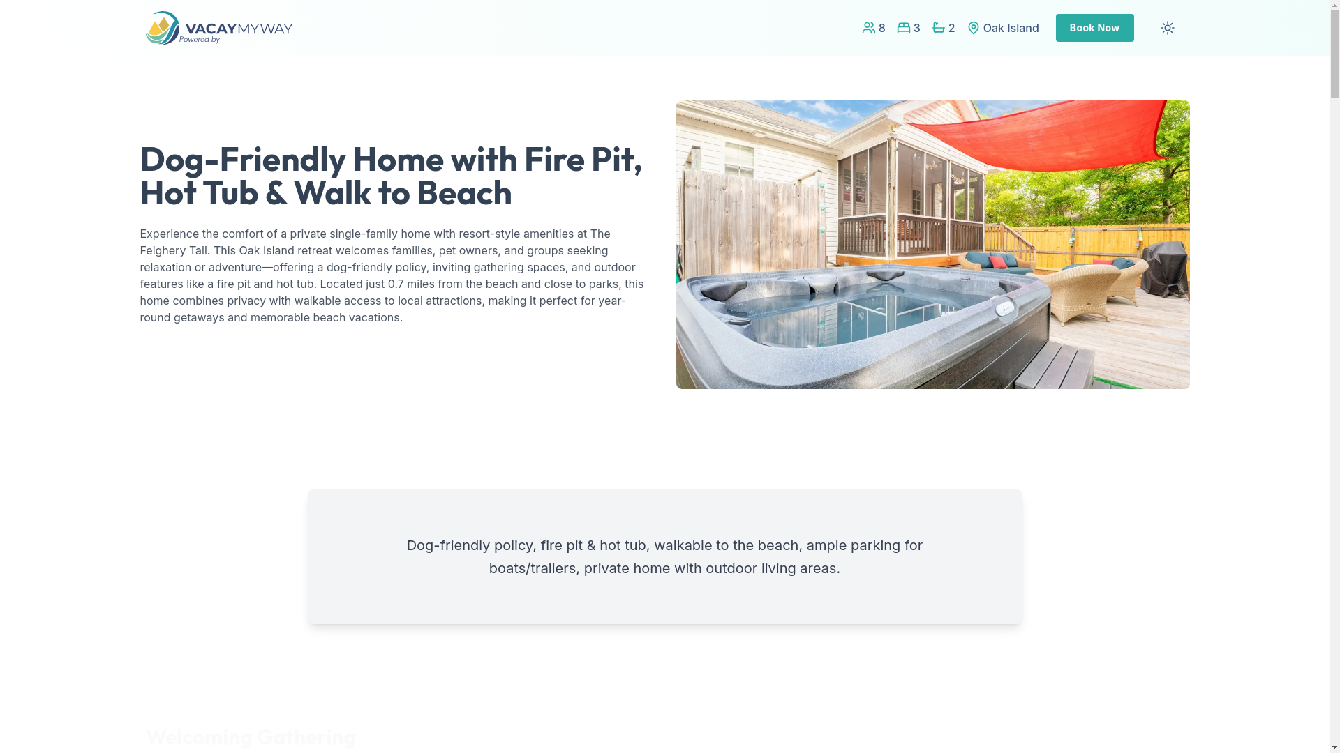 website screenshot of https://coastfirepit.house/
