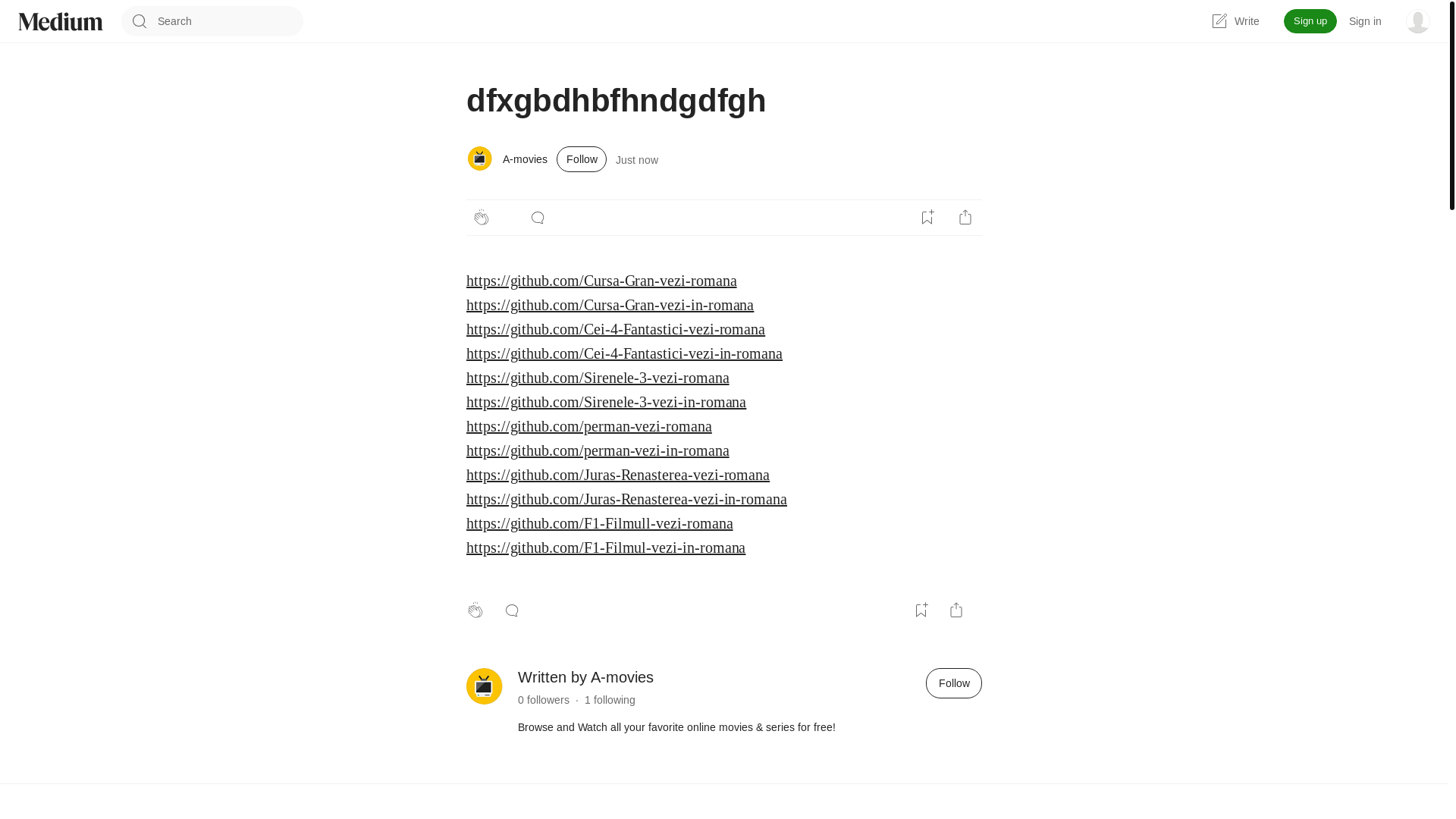 website screenshot of https://medium.com/@Amovies/dfxgbdhbfhndgdfgh-1322c06ab31b