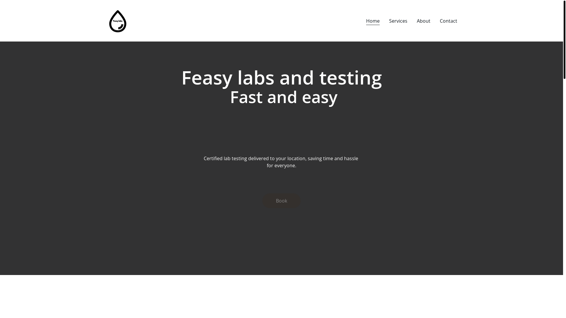 website screenshot of https://feasylabs.org/