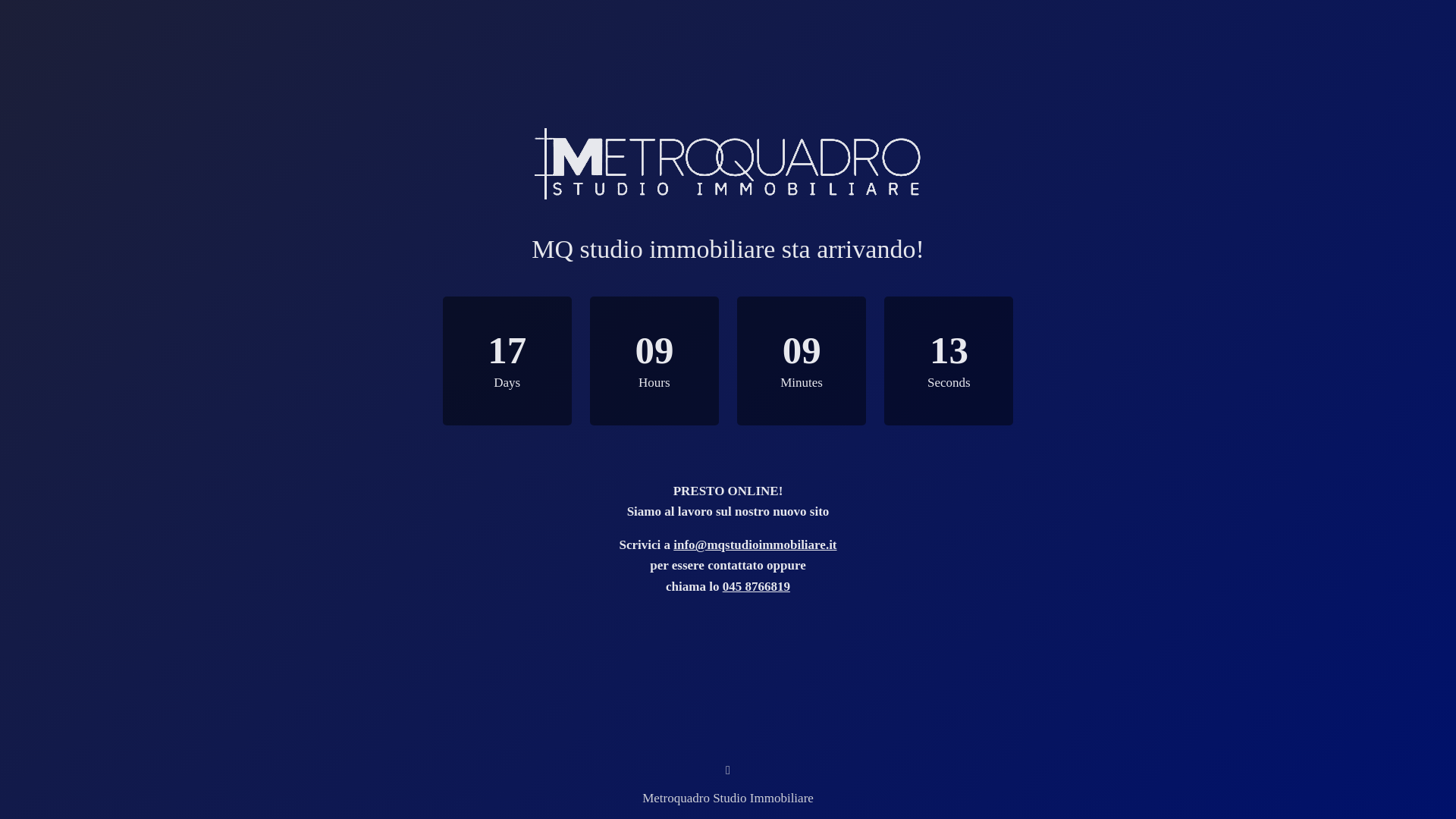 website screenshot of https://mqstudioimmobiliare.it