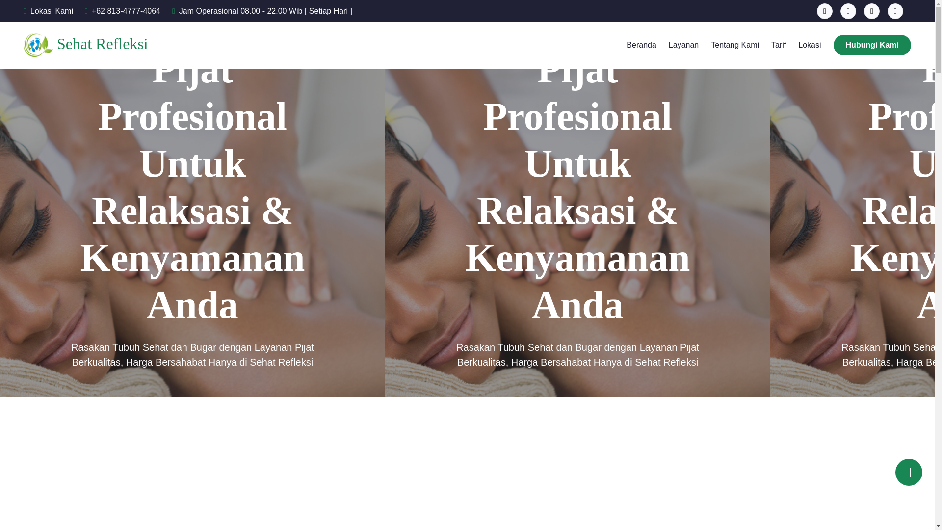 website screenshot of https://sehatrefleksi.com/