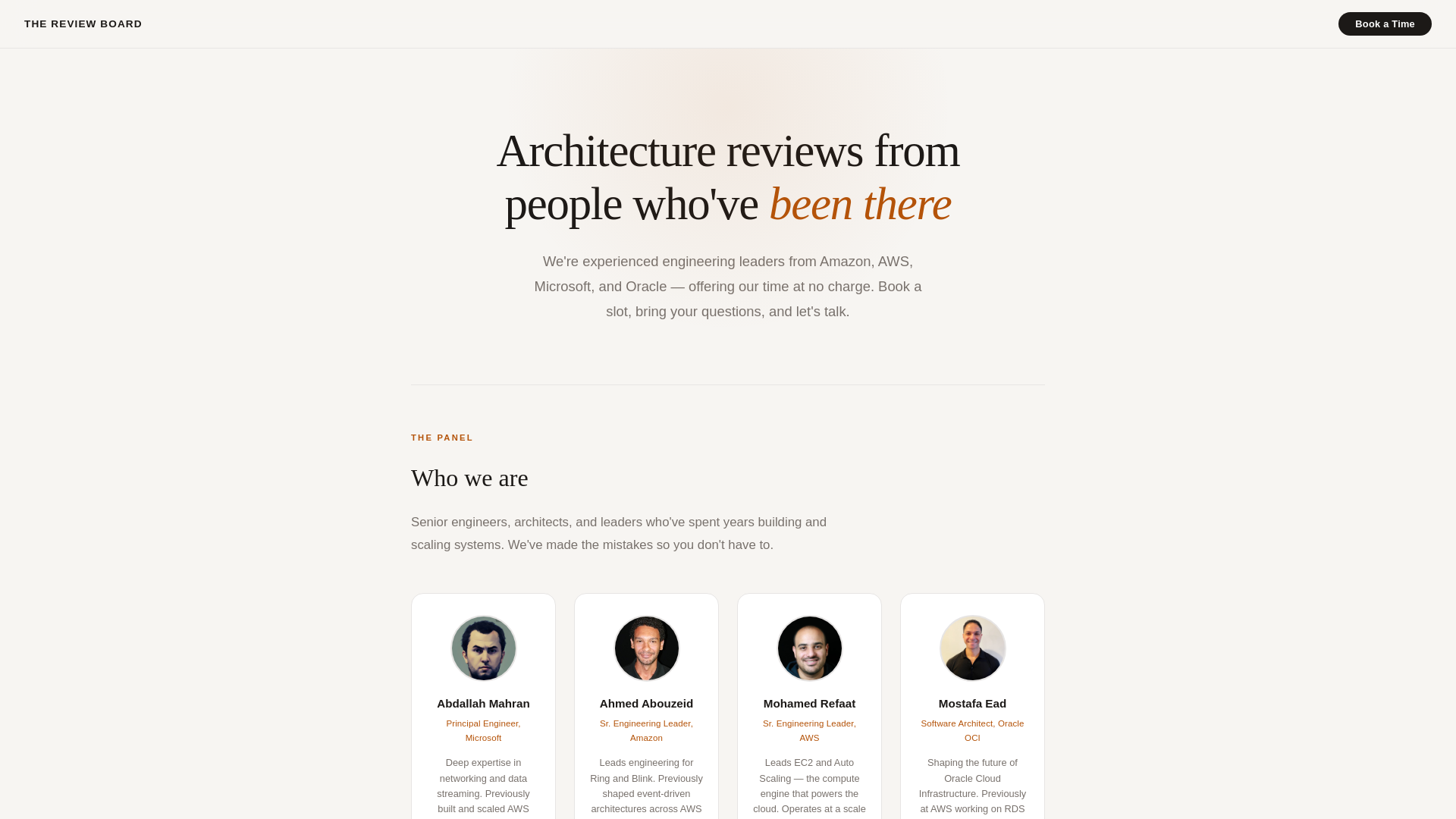website screenshot of https://techreviewboard.com