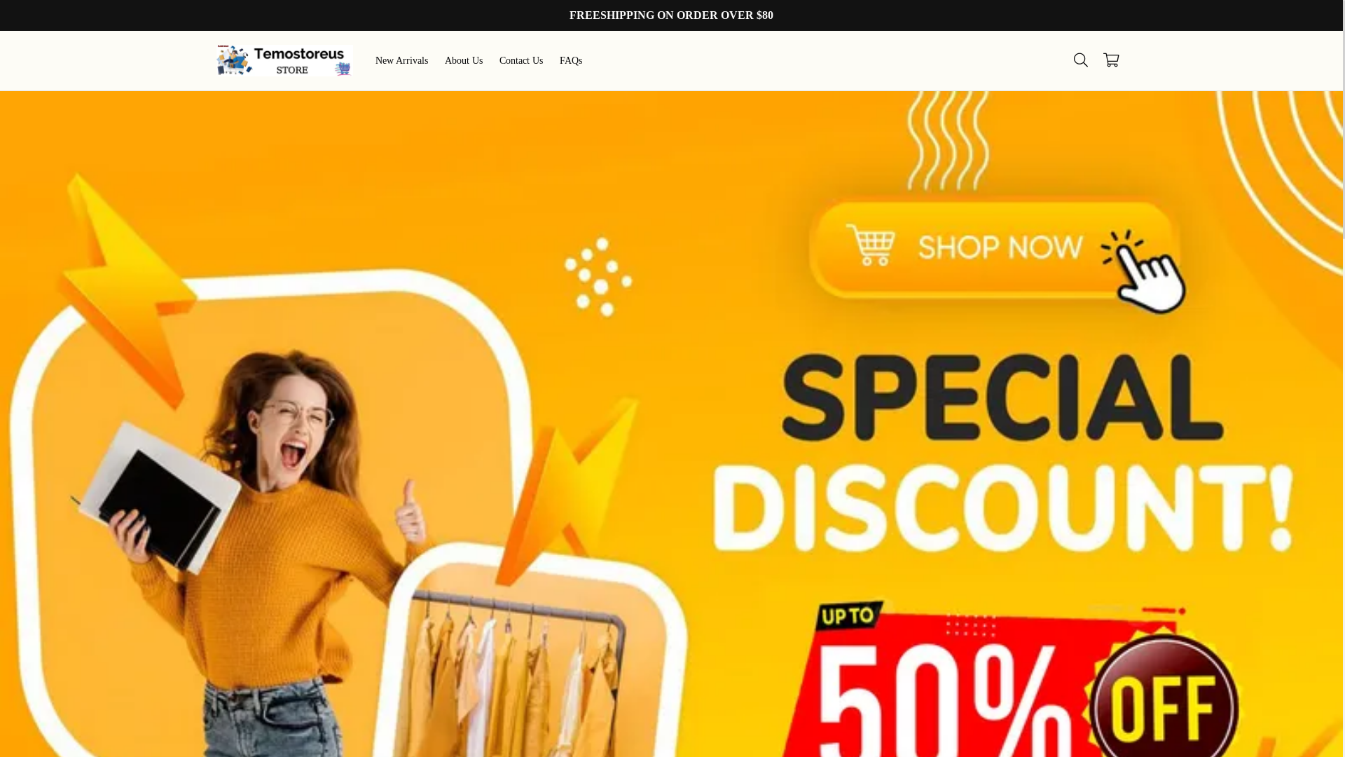 website screenshot of https://temostoreus.com/