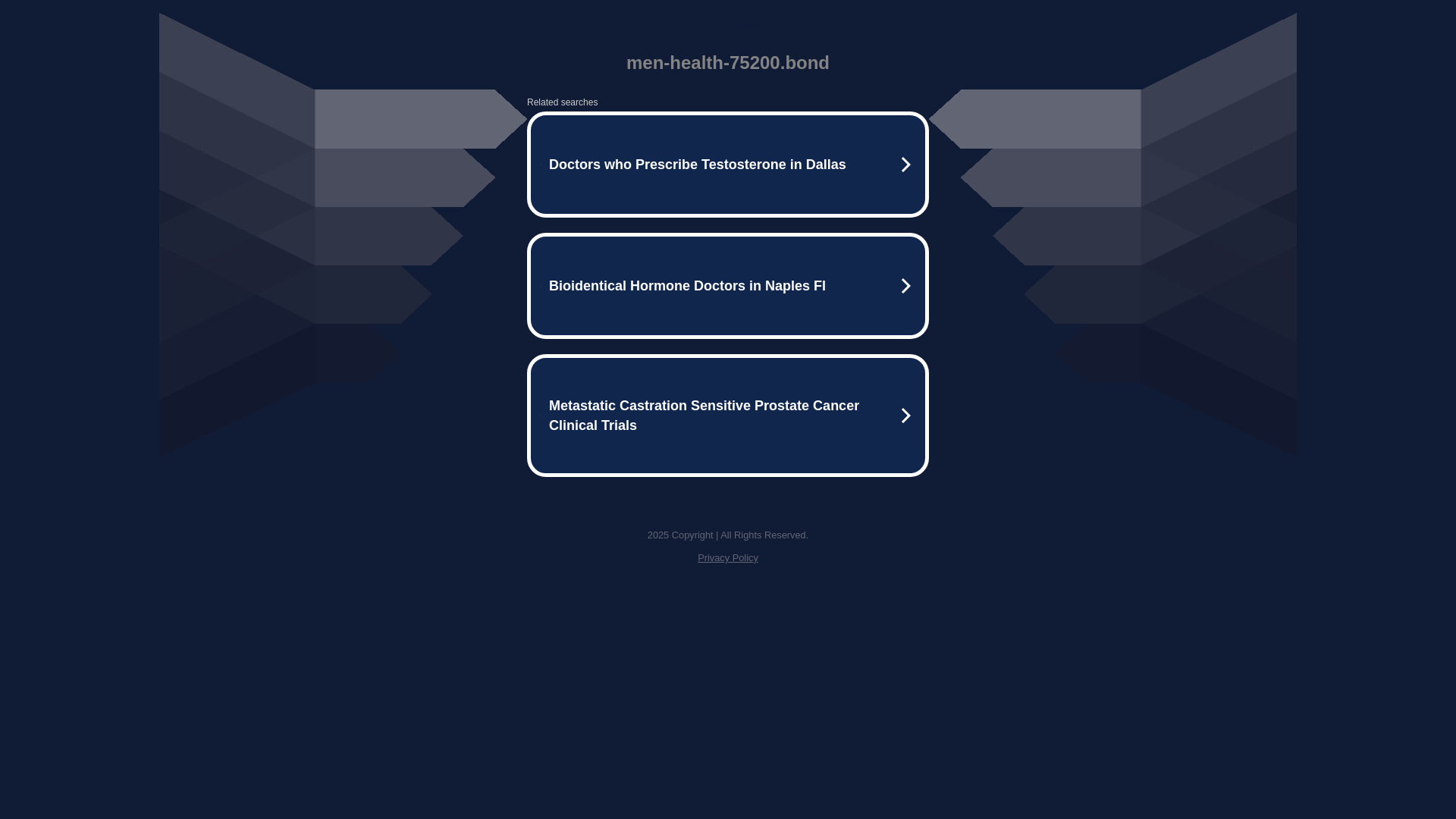 website screenshot of https://men-health-75200.bond/