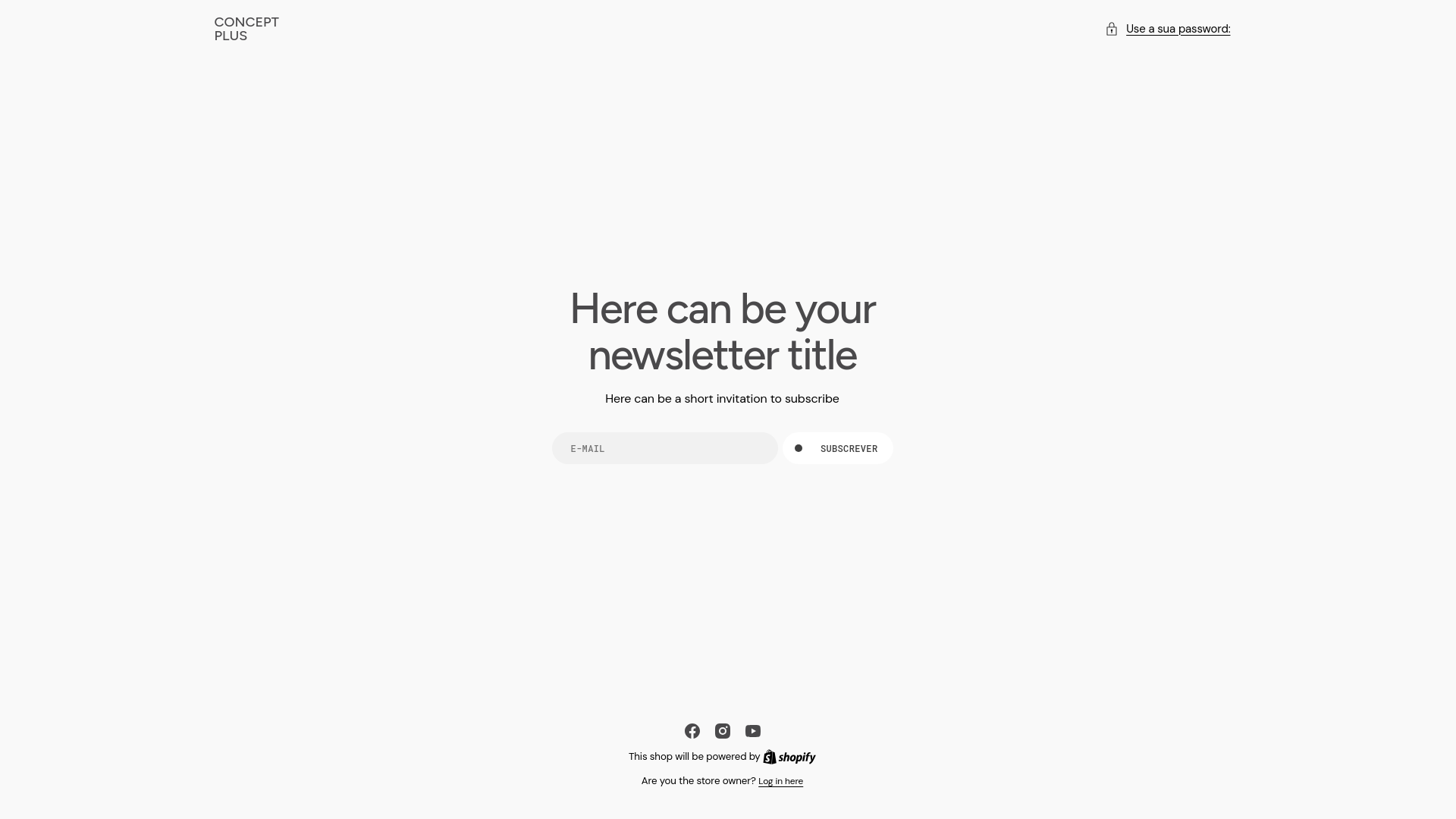 website screenshot of https://conceptplus.pt