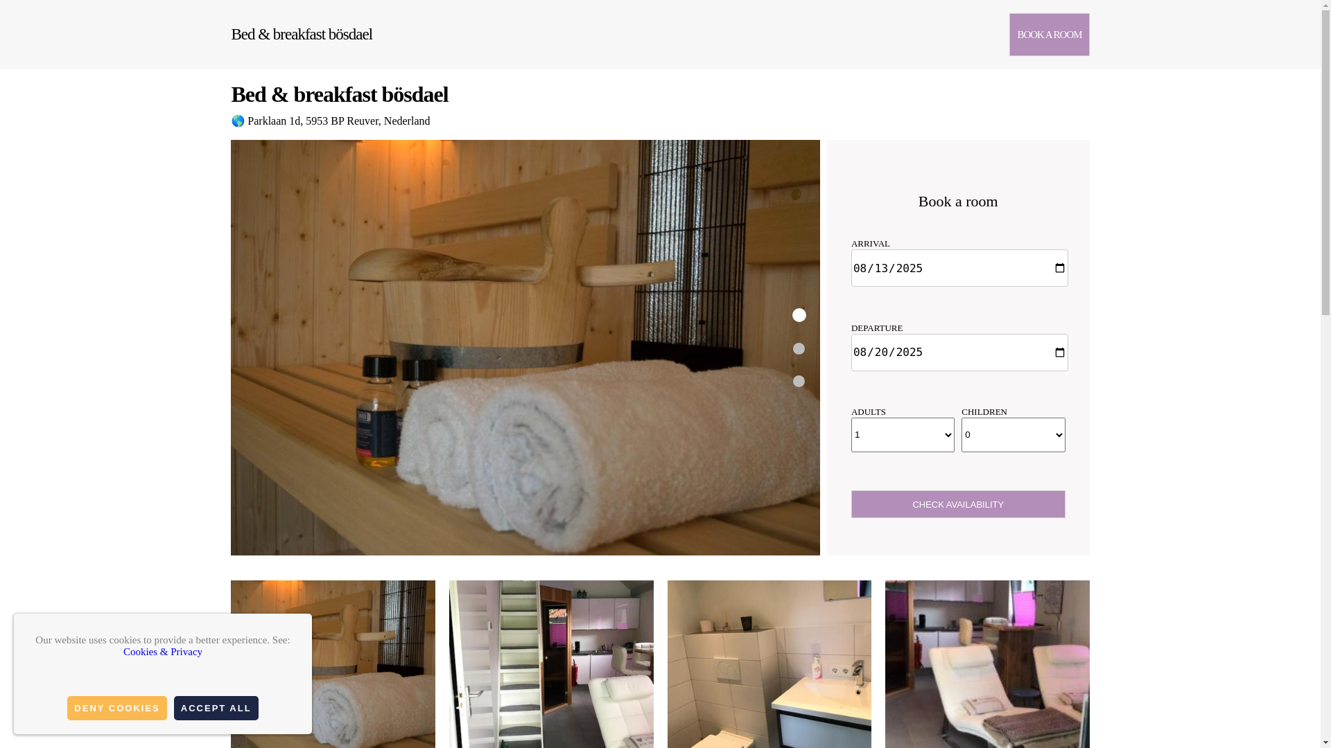 website screenshot of https://bed-breakfast-b-sdael.com.es/