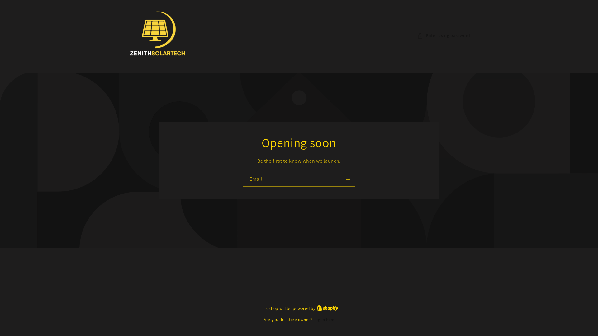 website screenshot of https://zenithsolartech.com/