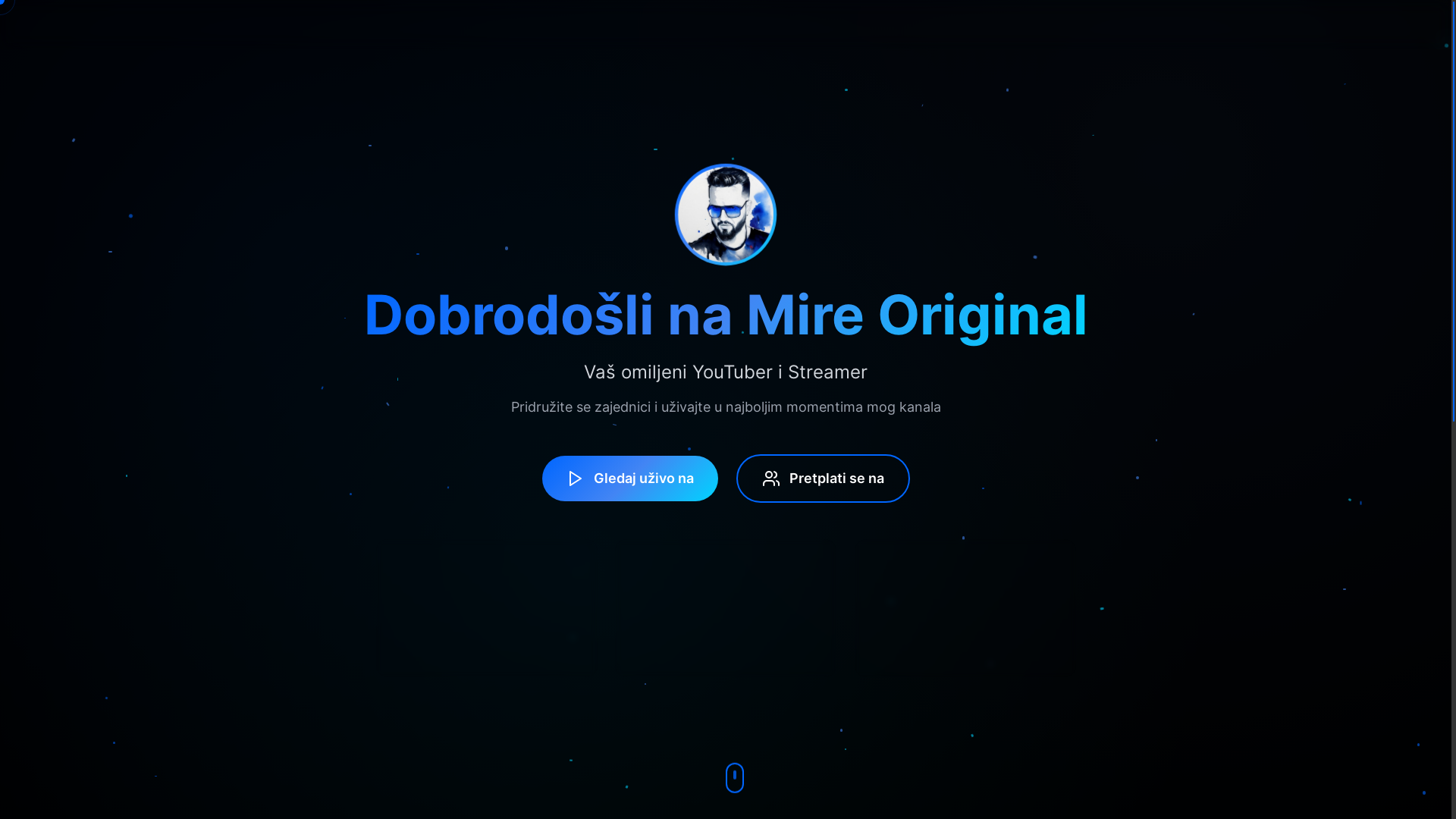 website screenshot of https://mireoriginal.xyz/