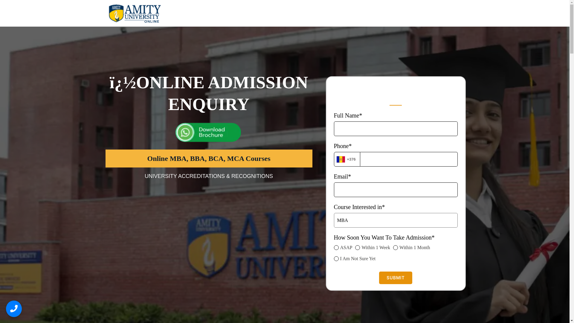 website screenshot of https://auuniversity.online/