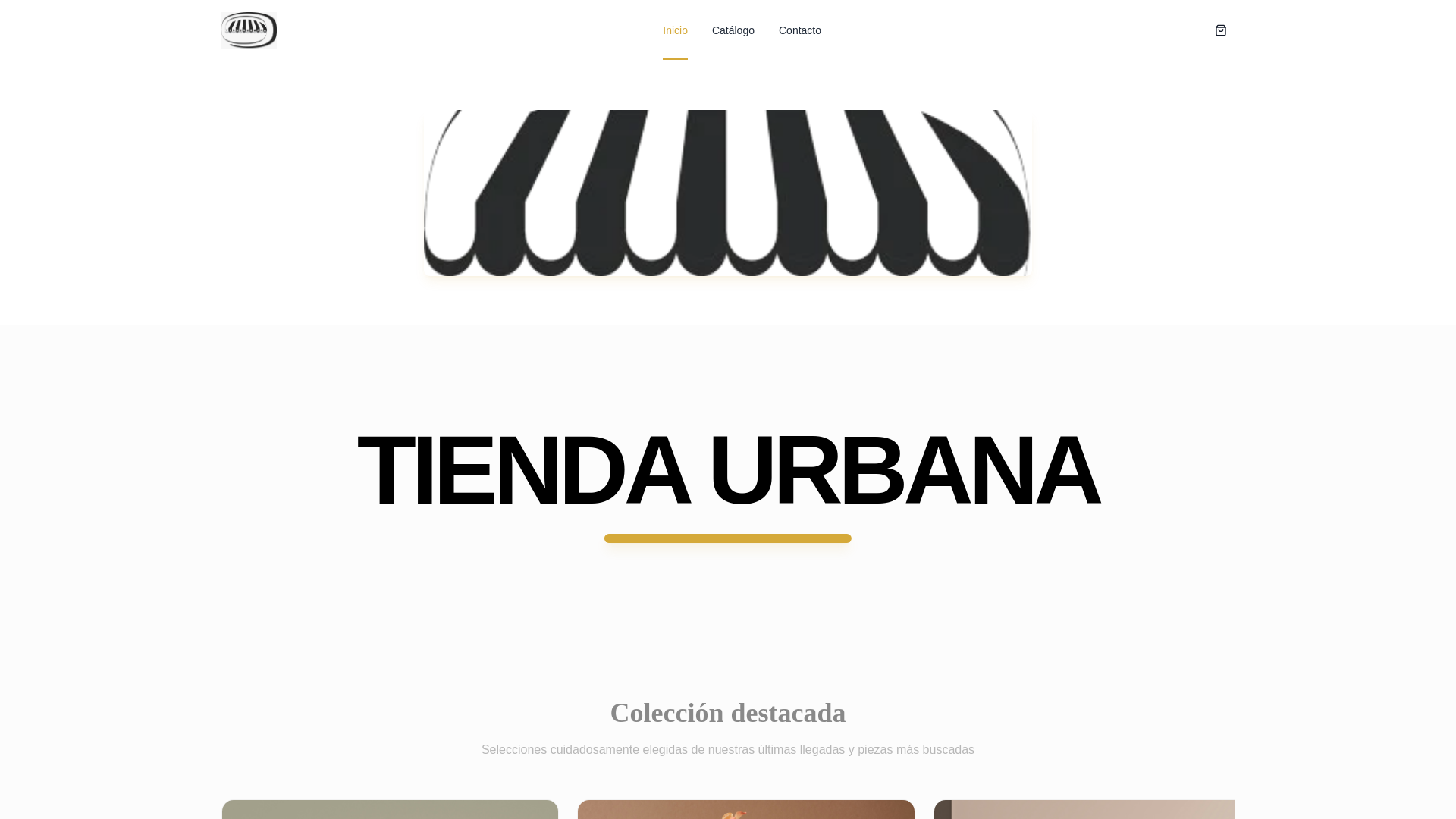 website screenshot of https://tiendaurbana.click/