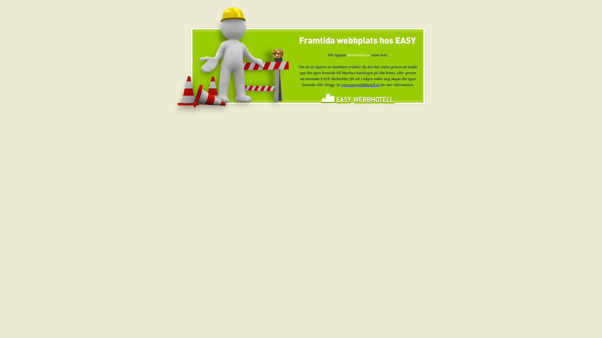 website screenshot of https://hemochhav.se/