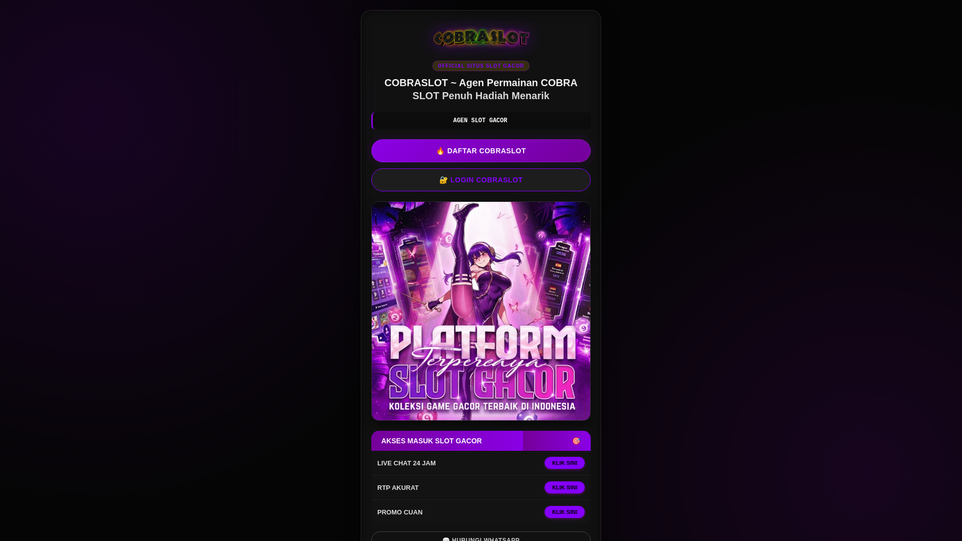 website screenshot of https://masukcobraslot.pages.dev/