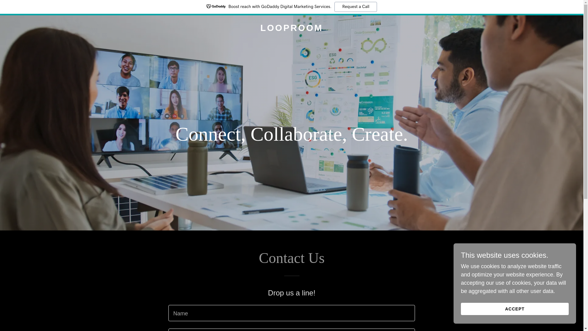 website screenshot of https://looproom.app/