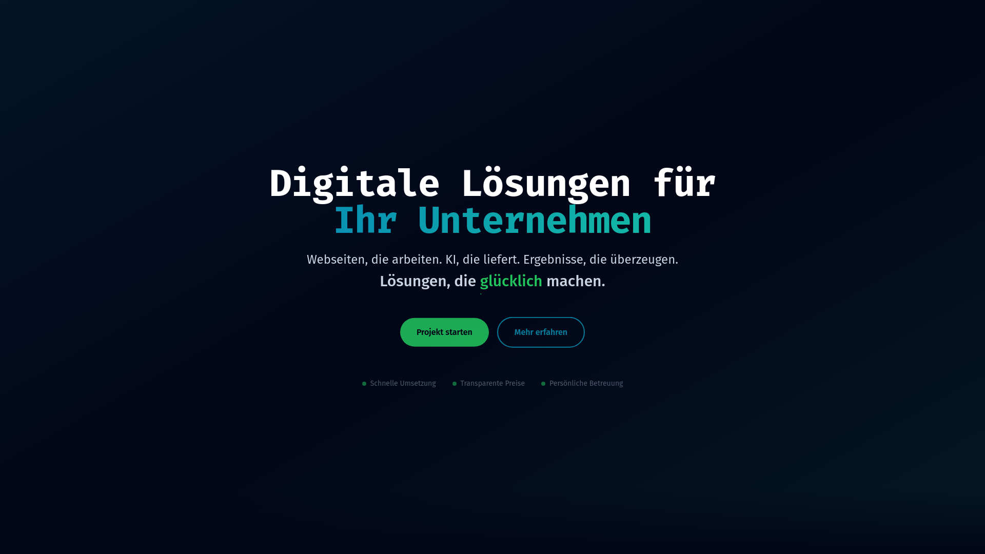 website screenshot of https://glueckselig.org/