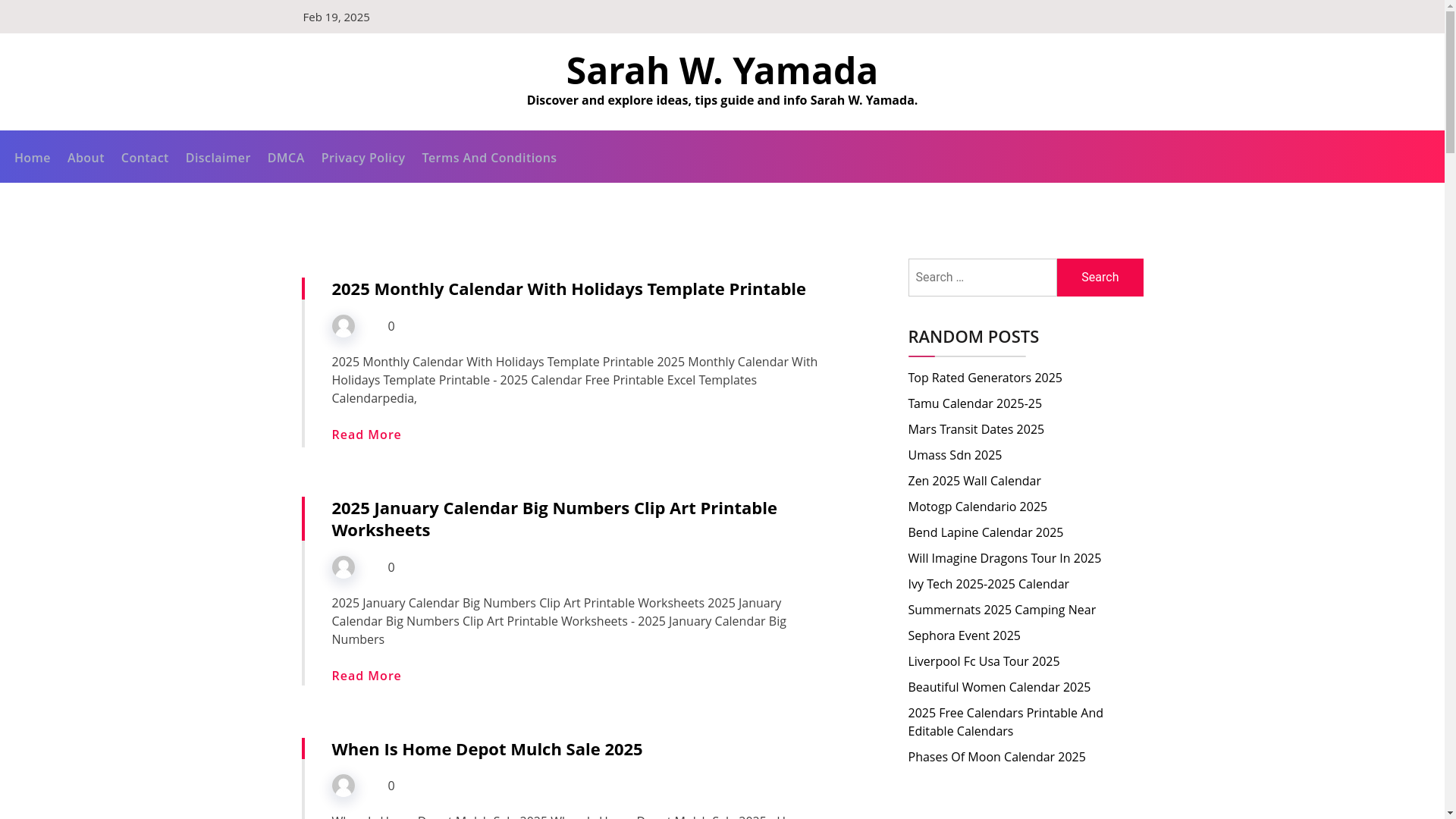 website screenshot of https://sarahwyamada-b7n.pages.dev/