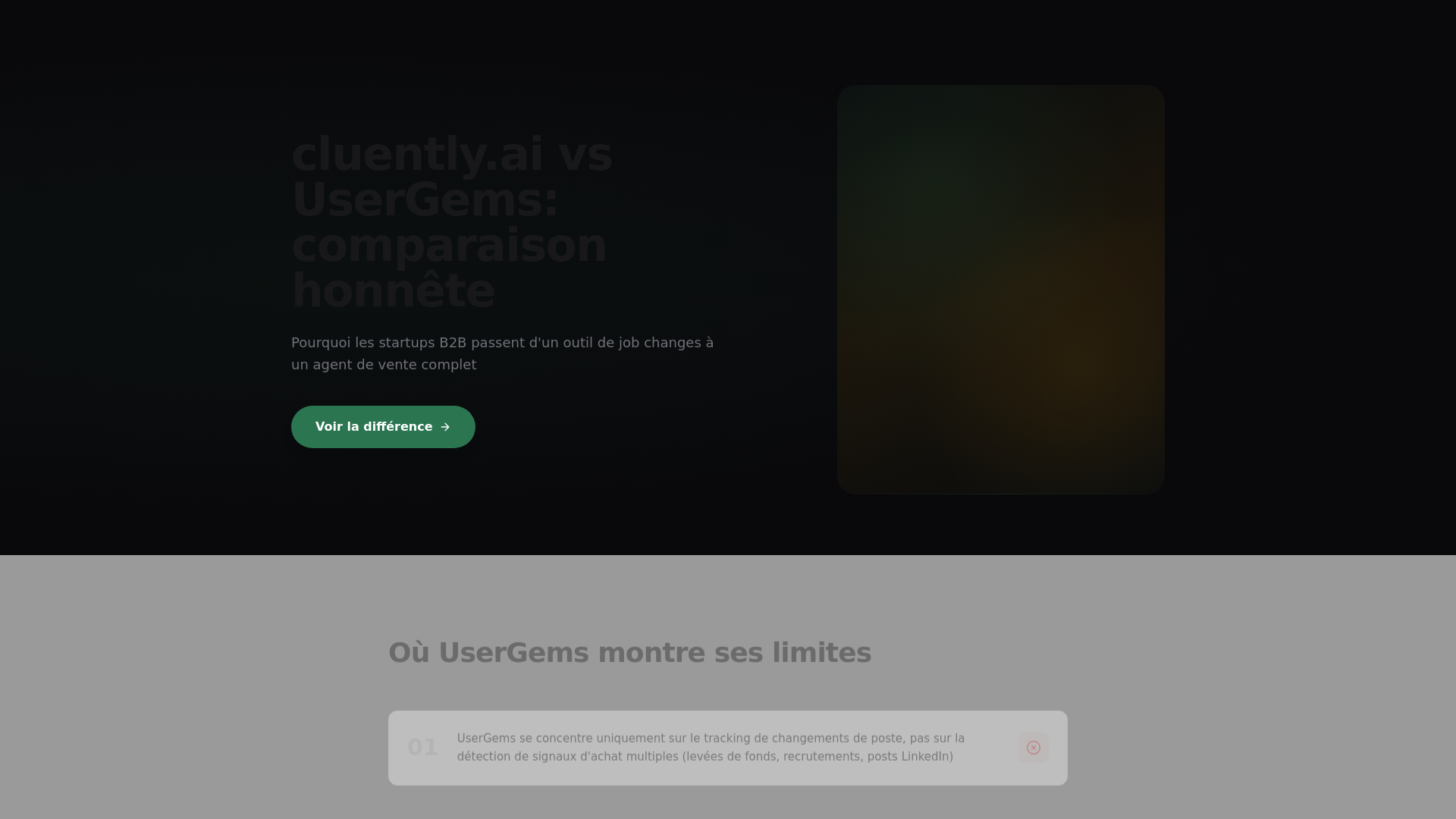 website screenshot of https://cluently-cluentlyai-usergems-honest-comp.pages.dev/