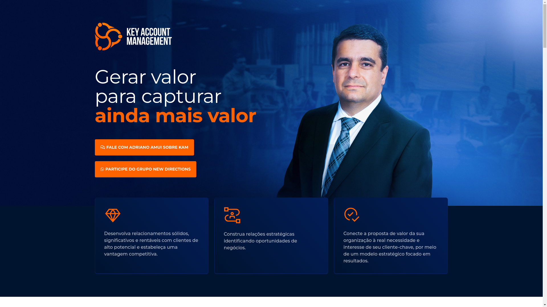 website screenshot of https://gestaodecontaschave.com.br/