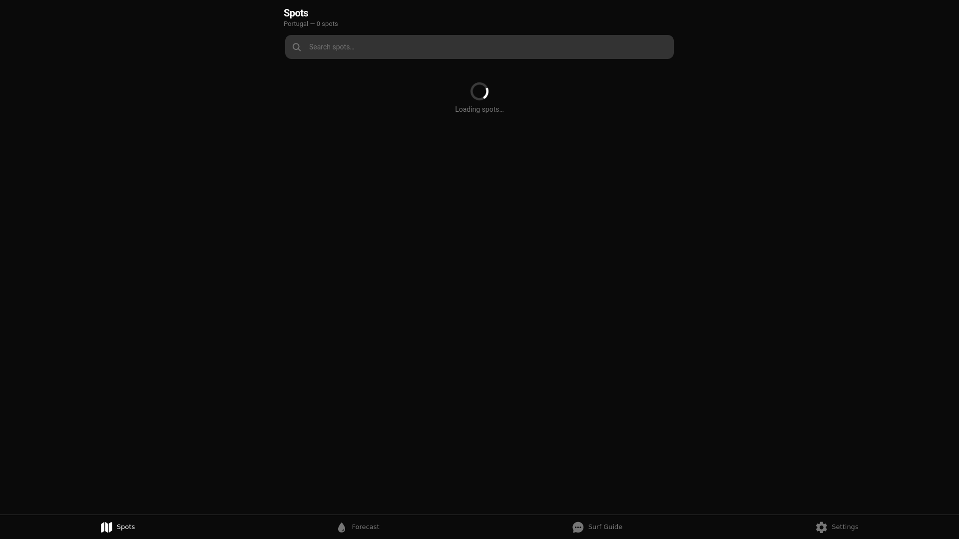 website screenshot of https://claudesurf.com