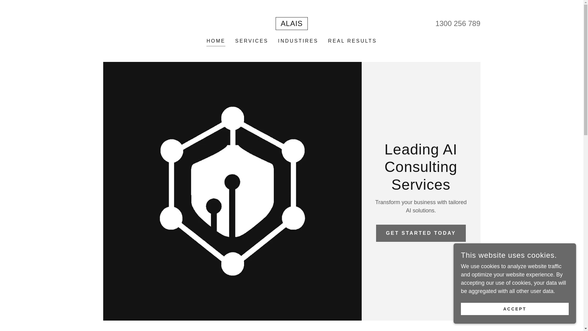 website screenshot of https://alais.group/