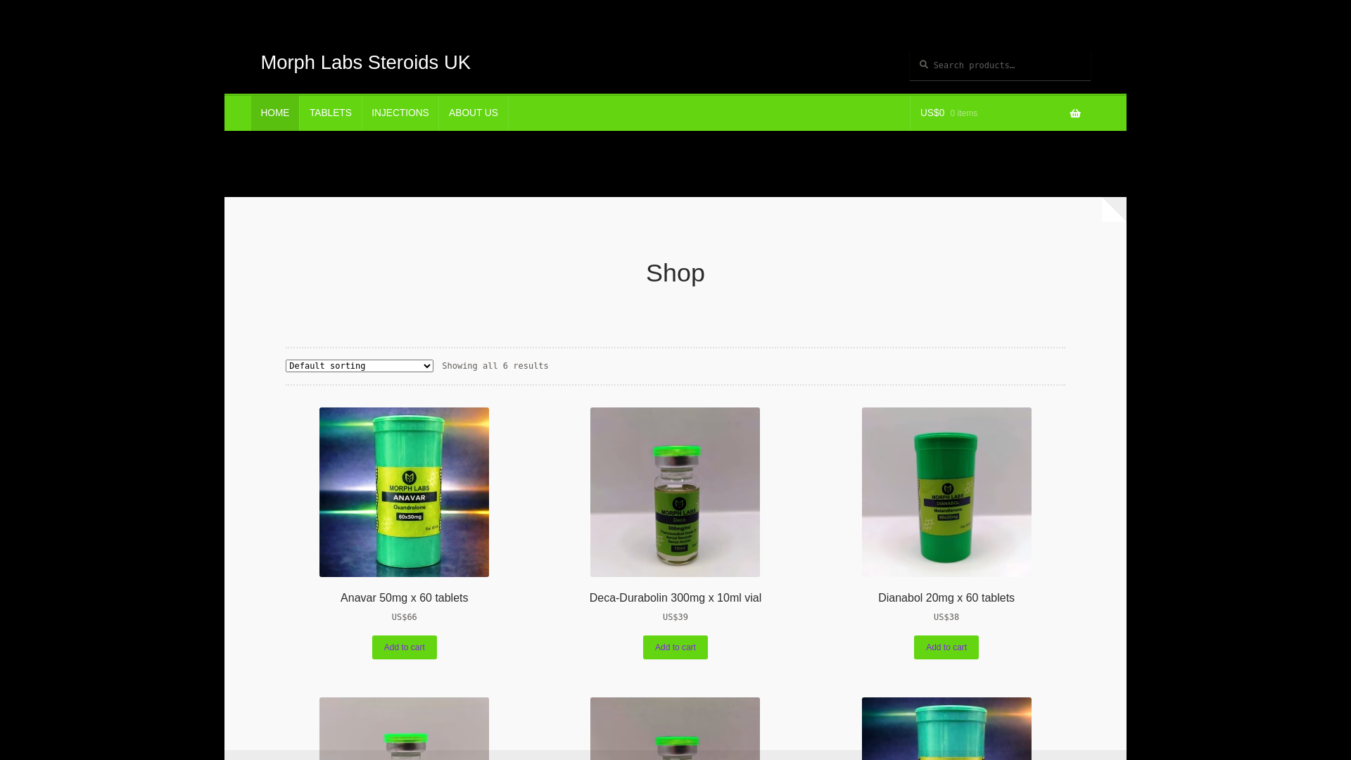 website screenshot of https://morphsteroids.com