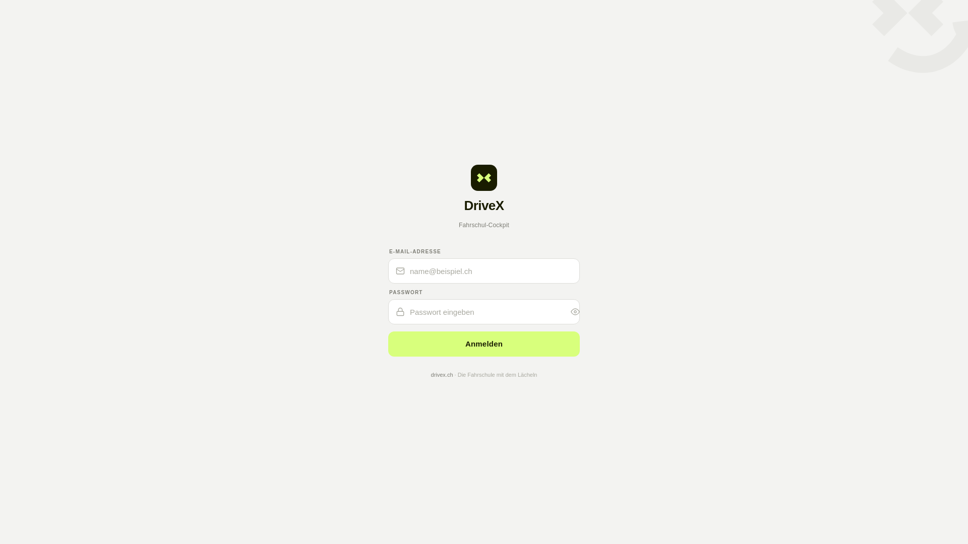 website screenshot of https://drivex-admin-b0k.pages.dev/