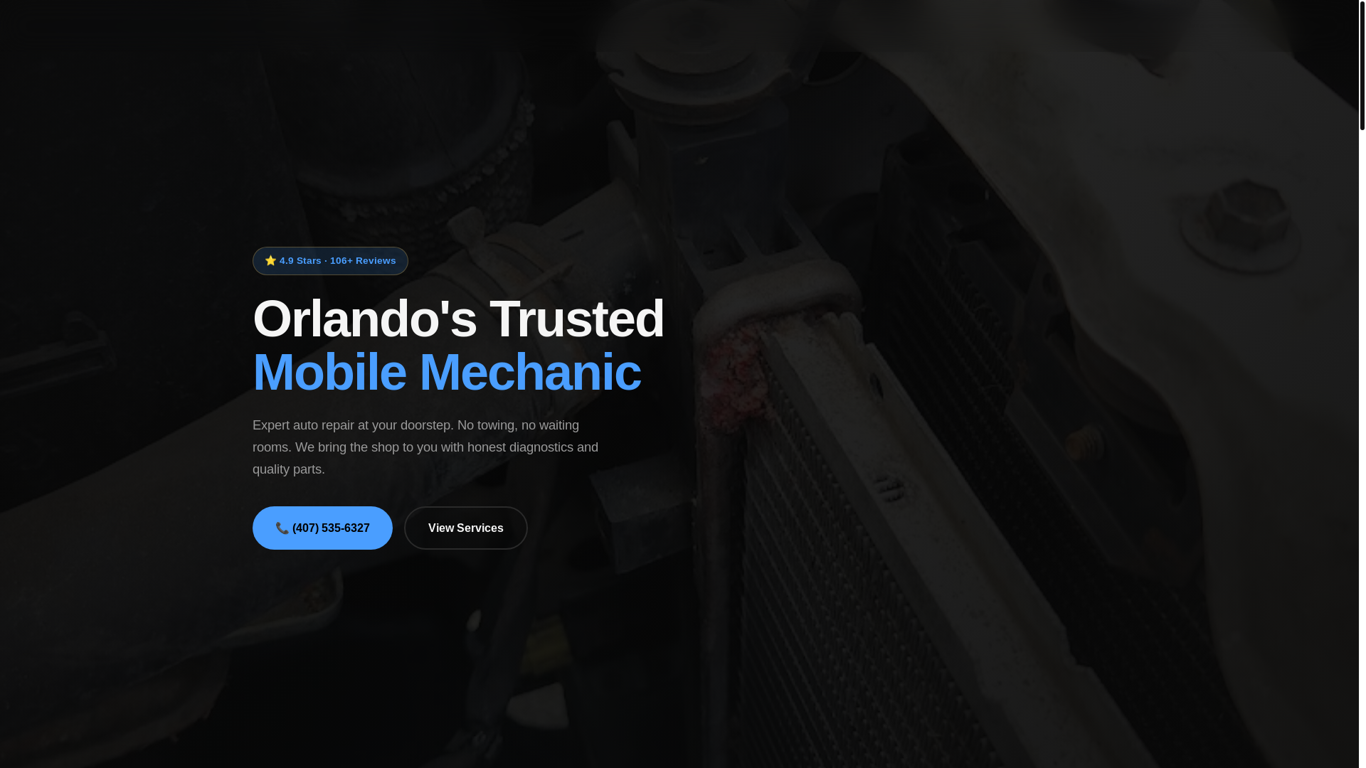 website screenshot of https://walker-automotive-mobile-repair.pages.dev/