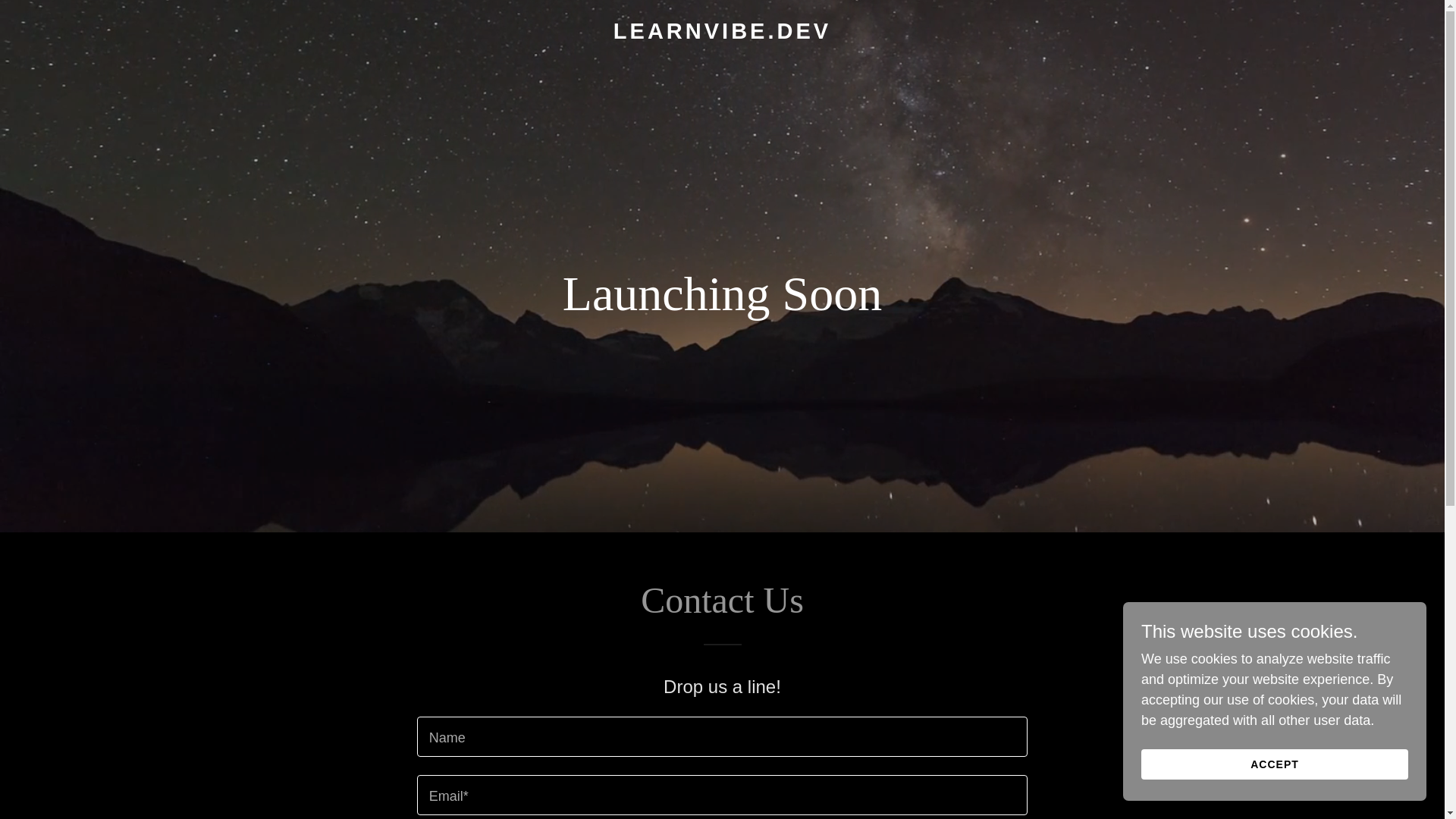 website screenshot of https://learnvibe.dev/