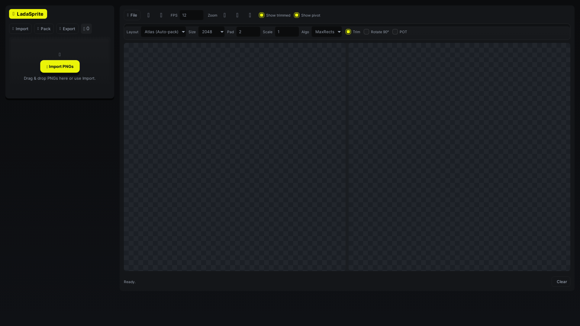 website screenshot of https://ladasprite.pages.dev/