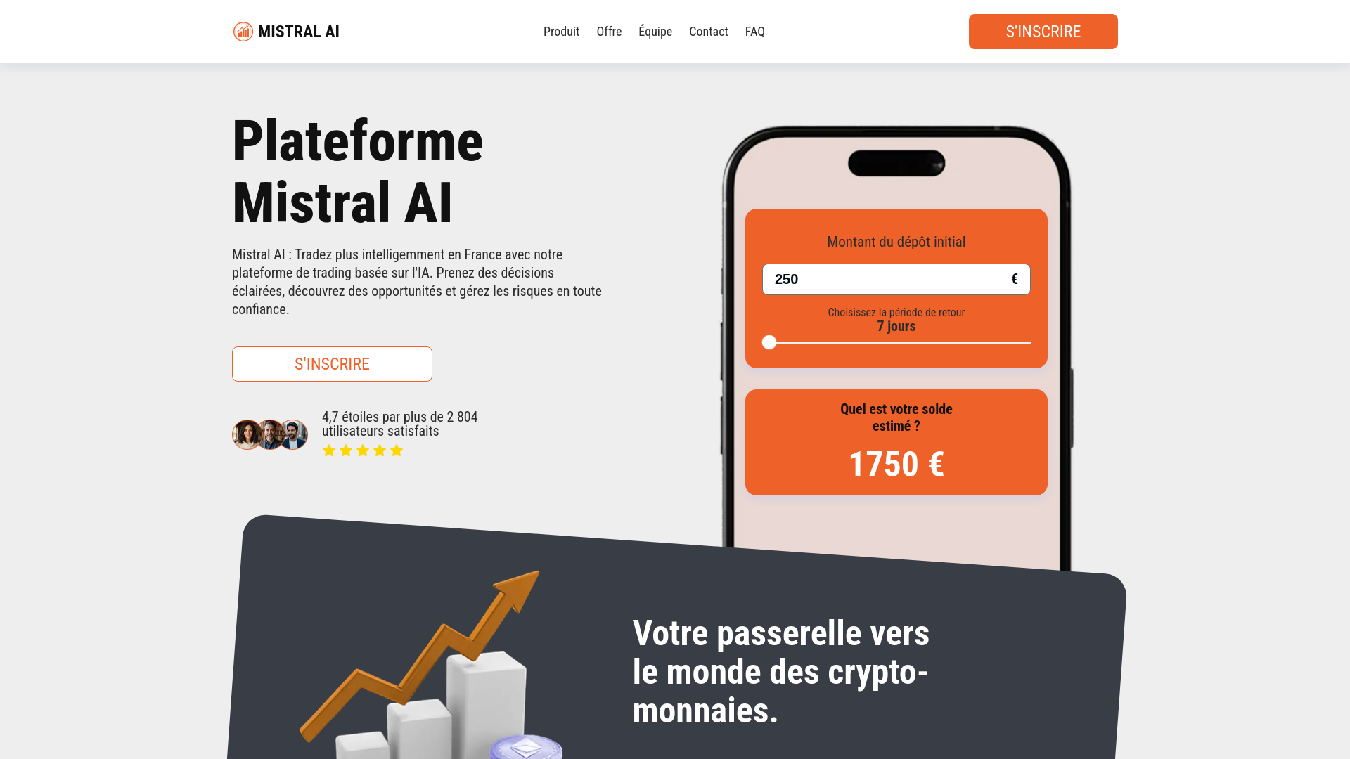 website screenshot of https://mistralai-fr.com/