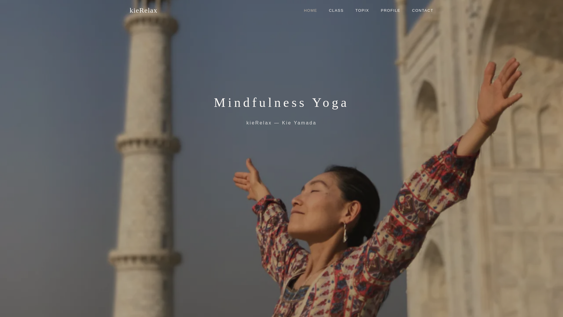 website screenshot of https://kierelax-web-site.pages.dev/