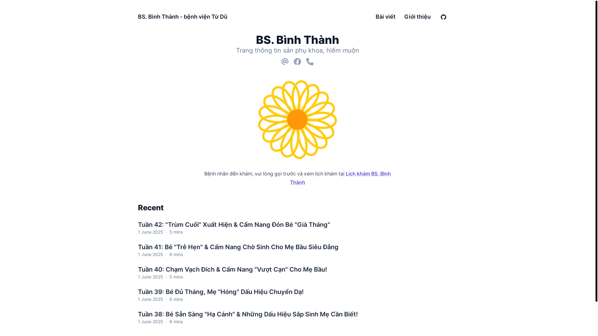 website screenshot of https://drbinhthanh-med.pages.dev/