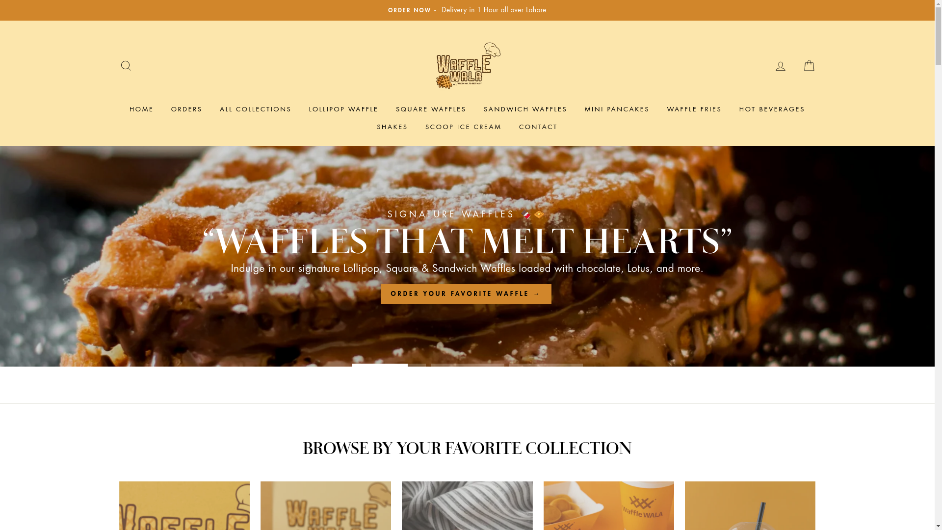website screenshot of https://wafflewala.shop/
