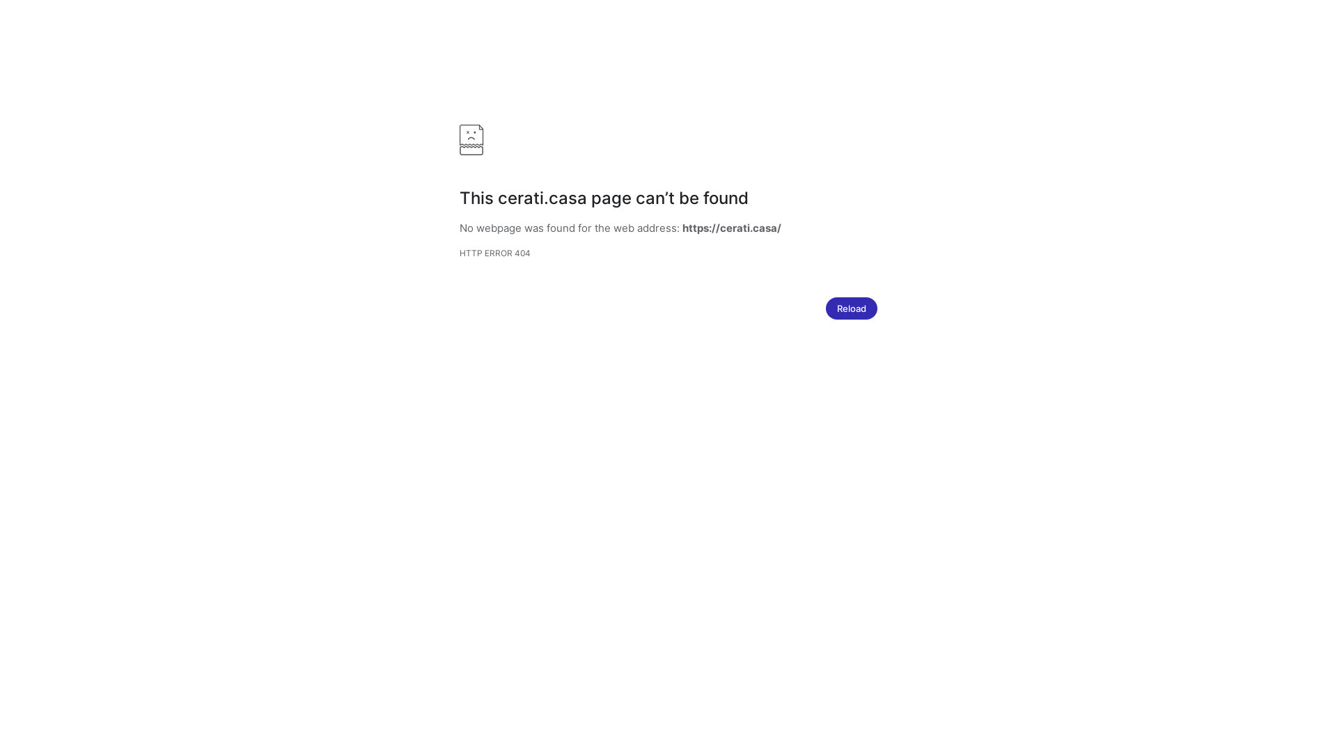 website screenshot of https://cerati.casa/
